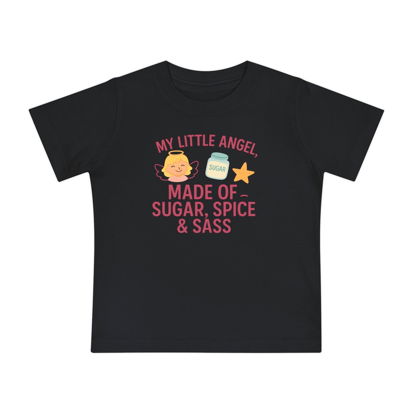 Sugar, Spice & Sass Baby T-Shirt, Cute Baby Shirt, Infant Tee, Baby Shower Gift, Toddler T-Shirt, Girl's Birthday Outfit