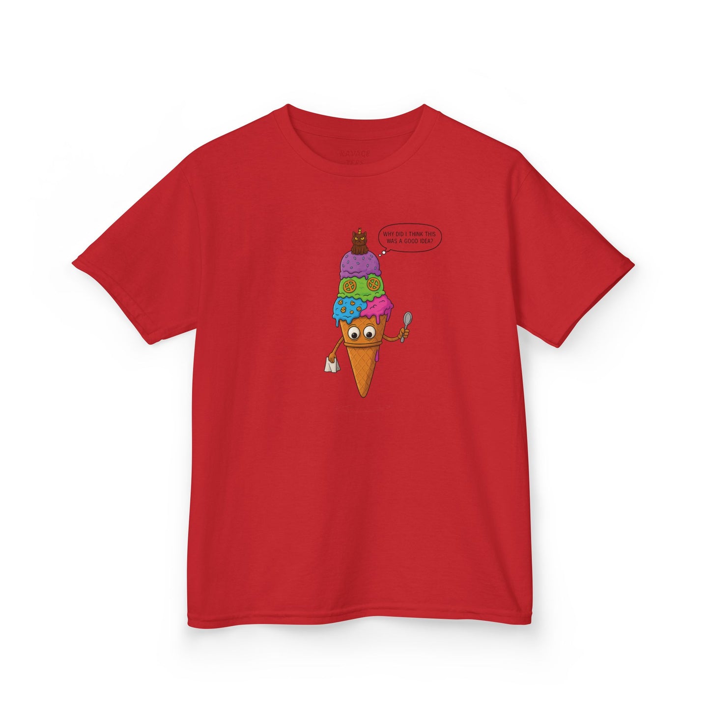 Kids Ice Cream Cone T-Shirt - Fun Summer Apparel, Perfect Gift for Birthdays, Playdates, Ice Cream Lovers, Family Outings