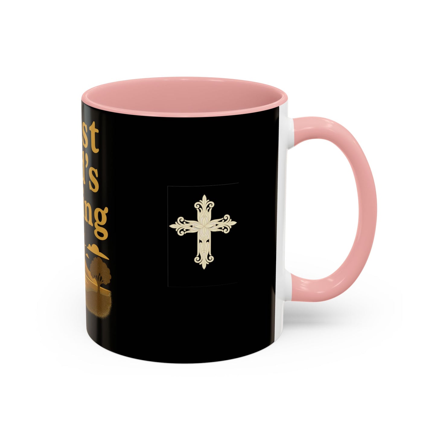 Trust God's Timing Christian Coffee Mug – Inspirational Accent Cup (11oz & 15oz), Faith-Based Gift for Coffee & Tea Lovers