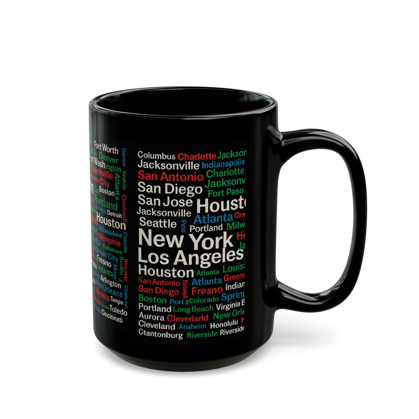 Re-Discover th U.S. Black Mug | Urban Design Ceramics |