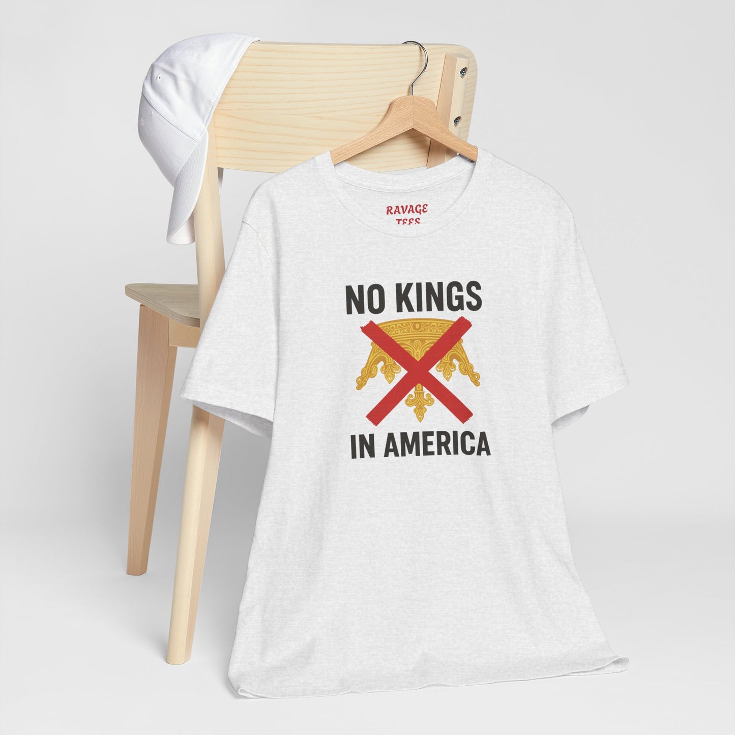 NO KINGS Revolutionary Statement Tee – Unisex Protest Shirt for Freedom, Equality & Independence Day Casual Wear