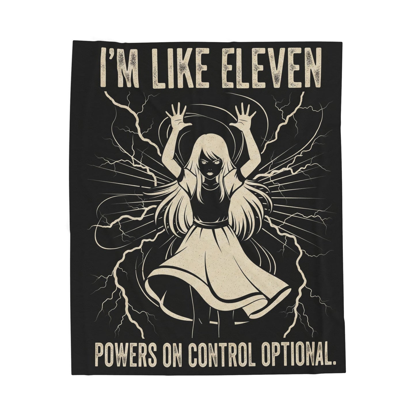 Eleven Powers Velveteen Plush Blanket - Cozy Throw for Fans, Kids, Gifts, Home Decor, Room Accent
