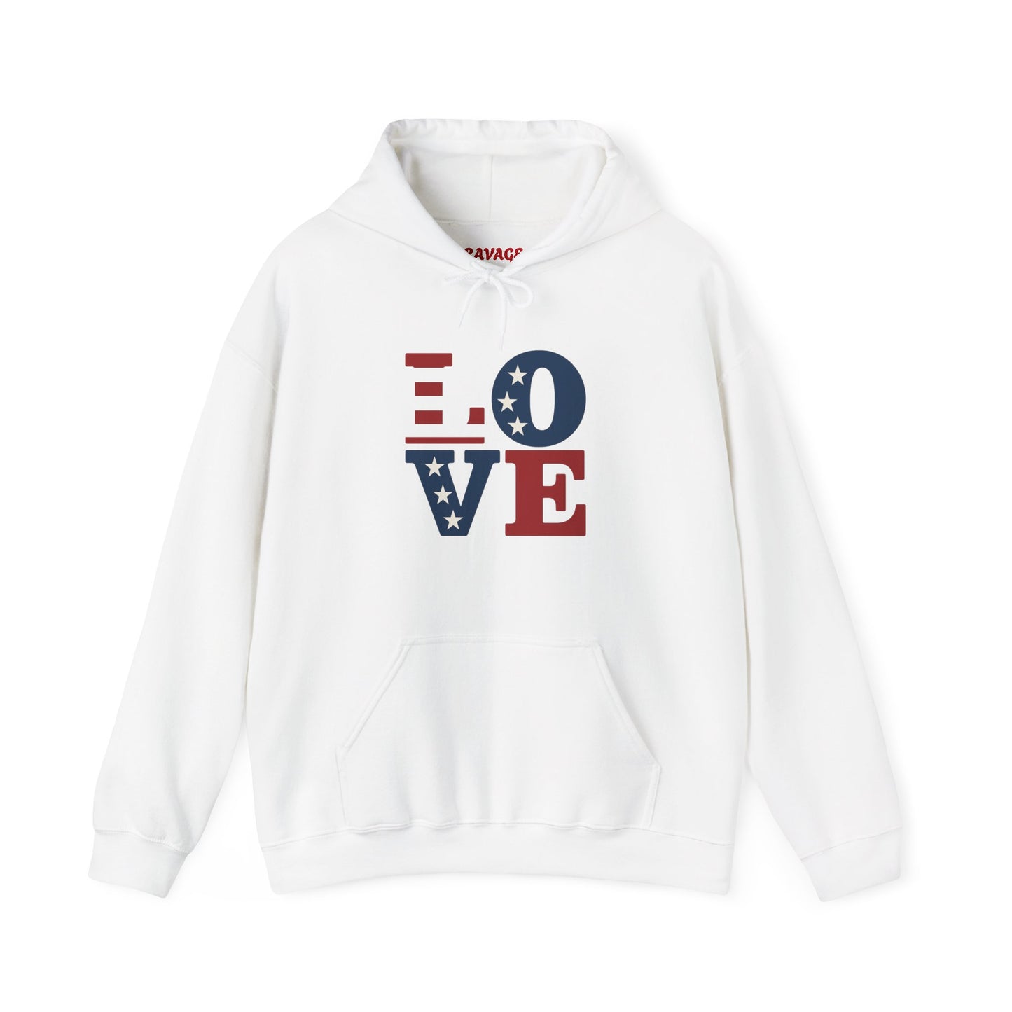 Unisex Hooded Sweatshirt with 'LOVE' Design - Cozy Gift for Friends, Valentine's Day, Casual Wear, Relaxation, Everyday Use