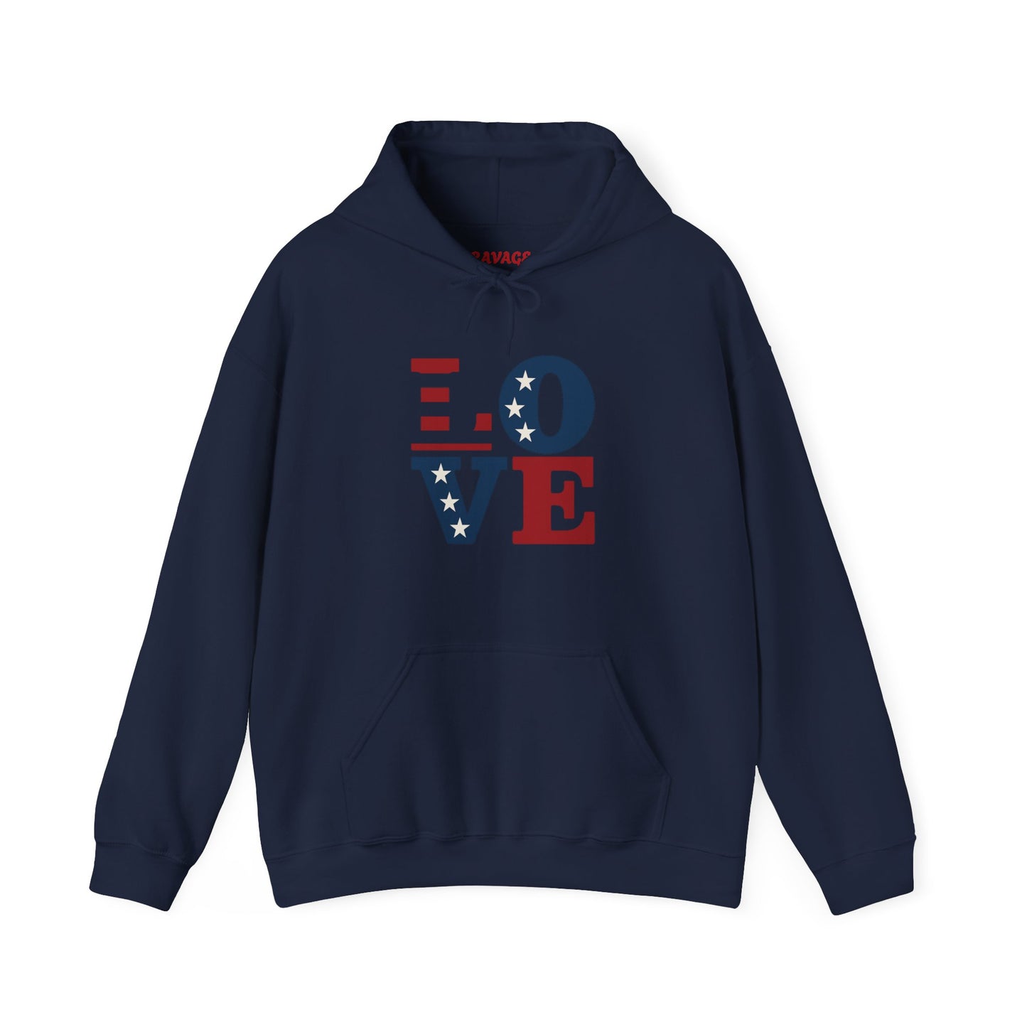 Unisex Hooded Sweatshirt with 'LOVE' Design - Cozy Gift for Friends, Valentine's Day, Casual Wear, Relaxation, Everyday Use