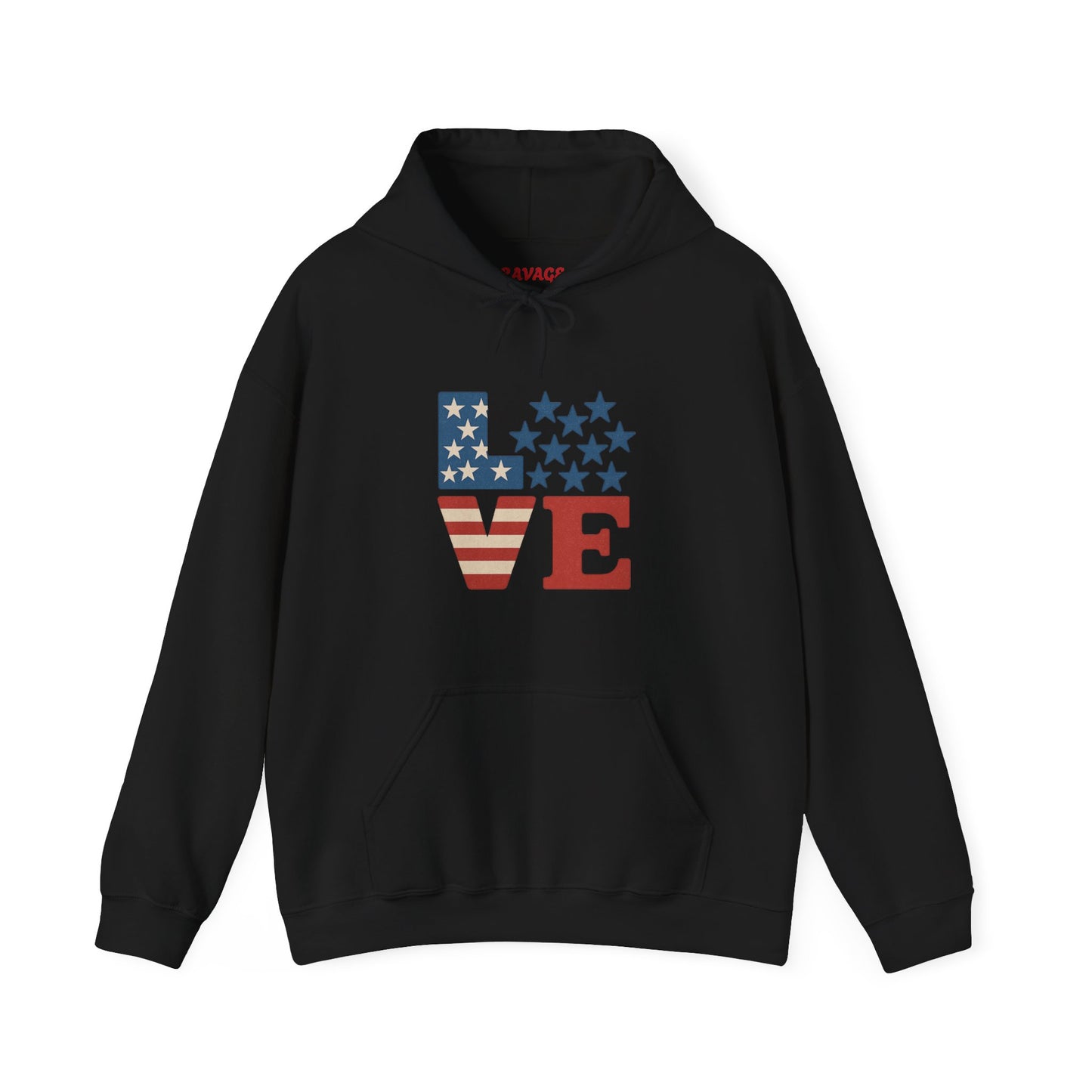 Unisex Hooded Sweatshirt with 'LOVE' Design - Cozy Gift for Friends, Valentine's Day, Casual Wear, Relaxation, Everyday Use