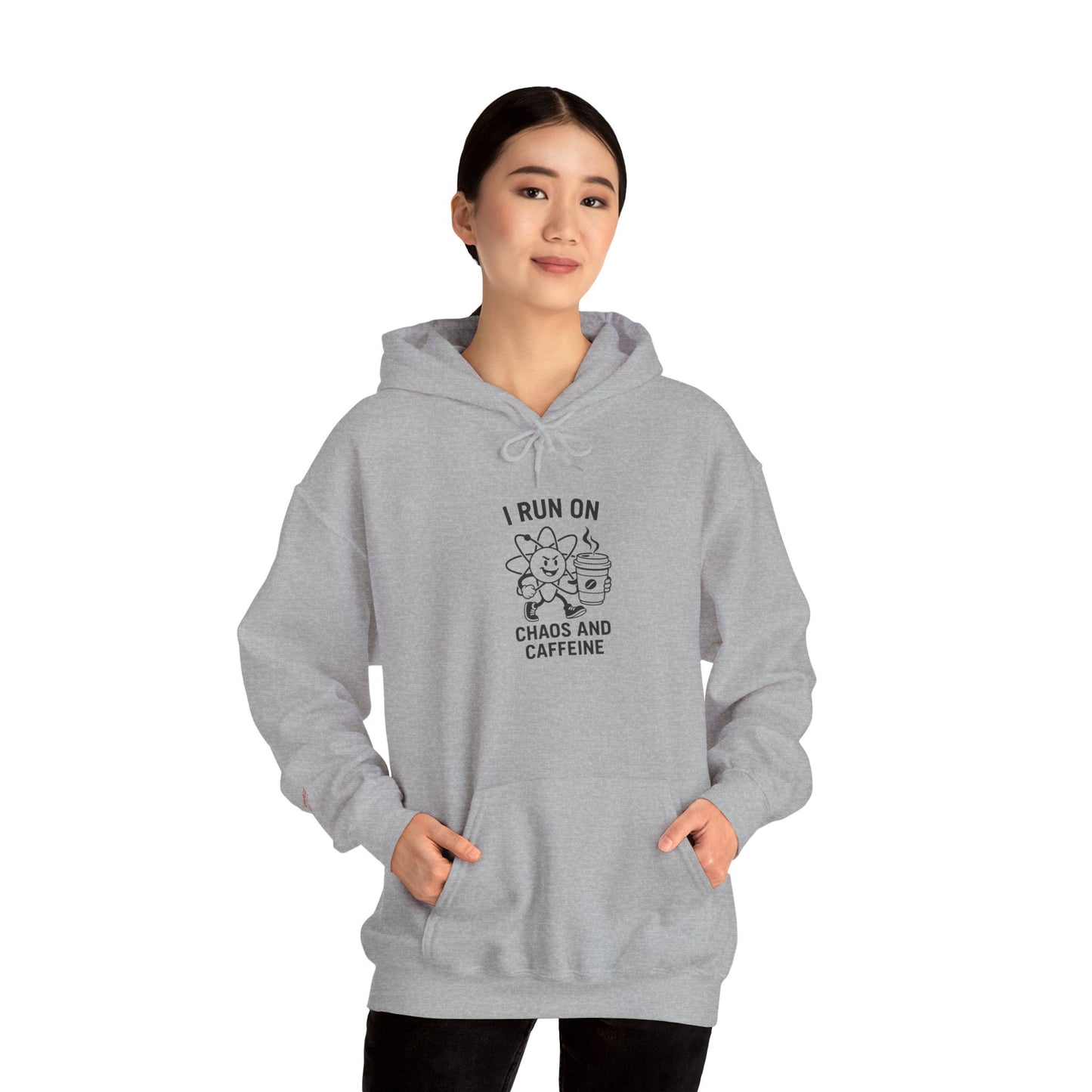 Caffeine Chaos Hoodie - Cozy Unisex Sweatshirt, Ideal for Coffee Lovers, Gift for Friends, Birthday, Relaxation, Casual Wear