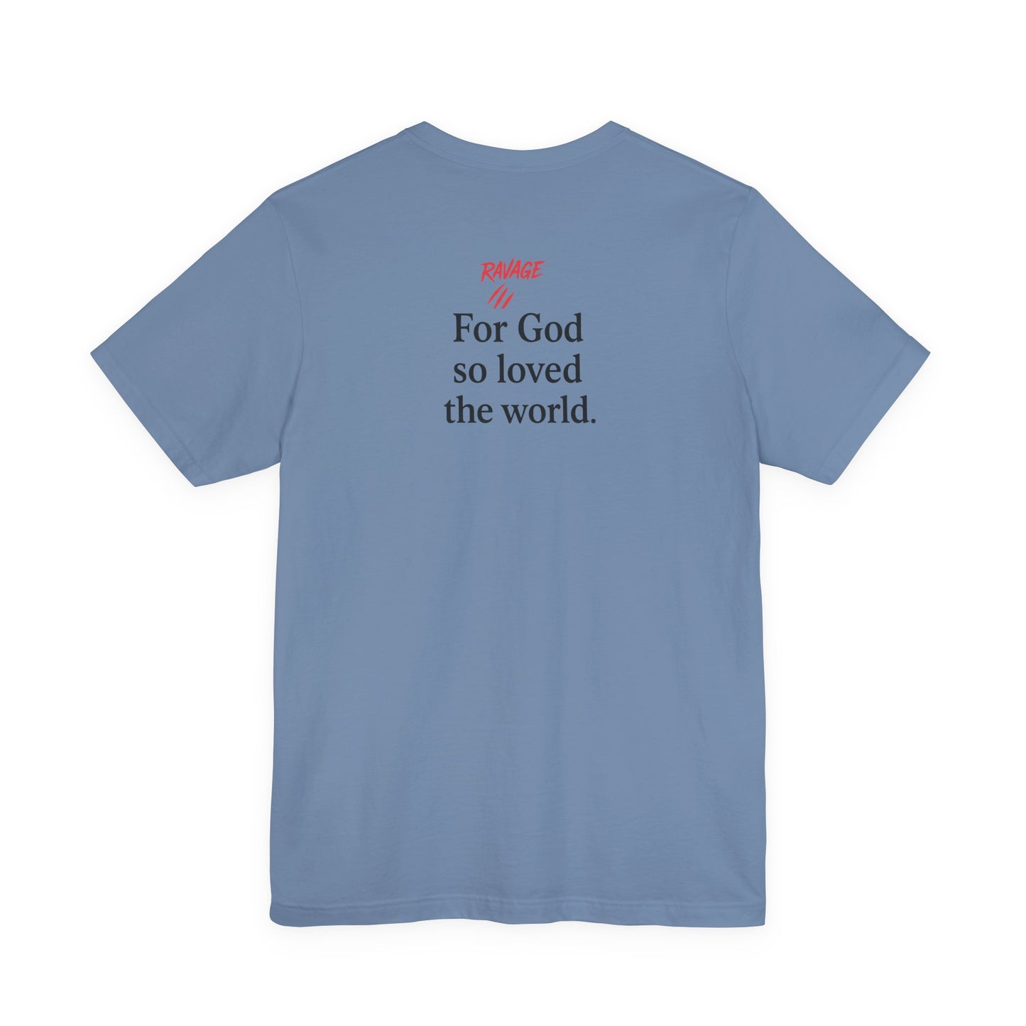 **JOHN 3:16 Faith-Inspired Unisex Tee – Christian Scripture T-Shirt, Religious Apparel, Inspirational Gift, Bible Verse Faith Shirt**
