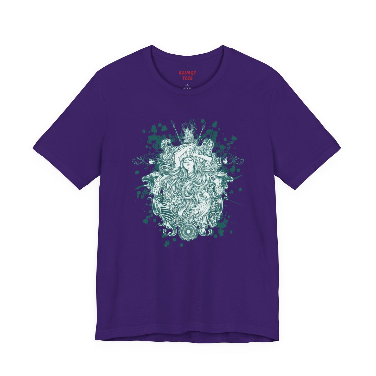 “Whispers of the Cosmic Muse” Artistic Unisex Tee, Casual Wear for Art Lovers, Graphic T-Shirt for Festivals, Gift for Creatives, Trendy Streetwear Shirt