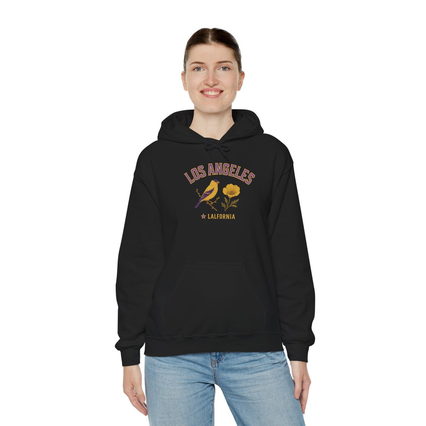 LOS ANGELES Vintage Hoodie | Retro Style Hooded Sweatshirt, Cozy Fall & Winter Wear, Travel Gift for Atlanta Lovers