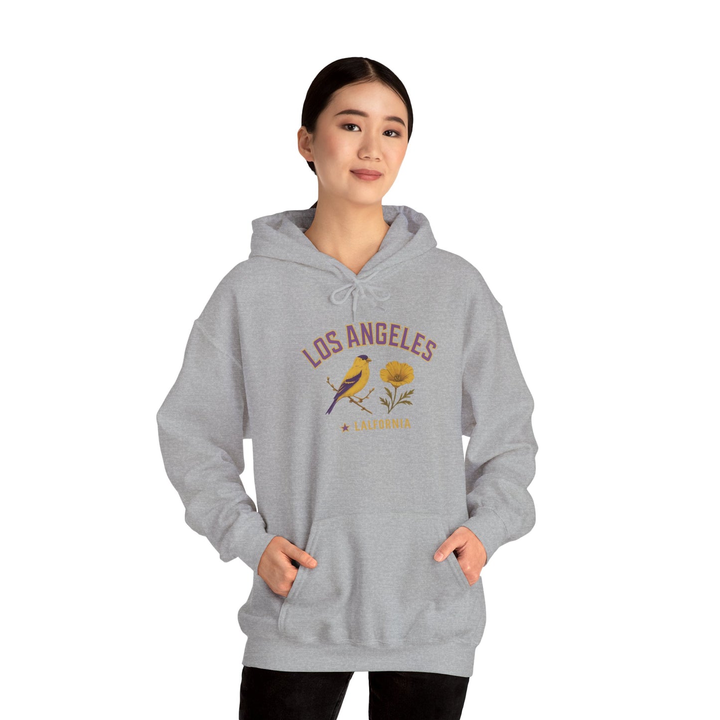 LOS ANGELES Vintage Hoodie | Retro Style Hooded Sweatshirt, Cozy Fall & Winter Wear, Travel Gift for Atlanta Lovers