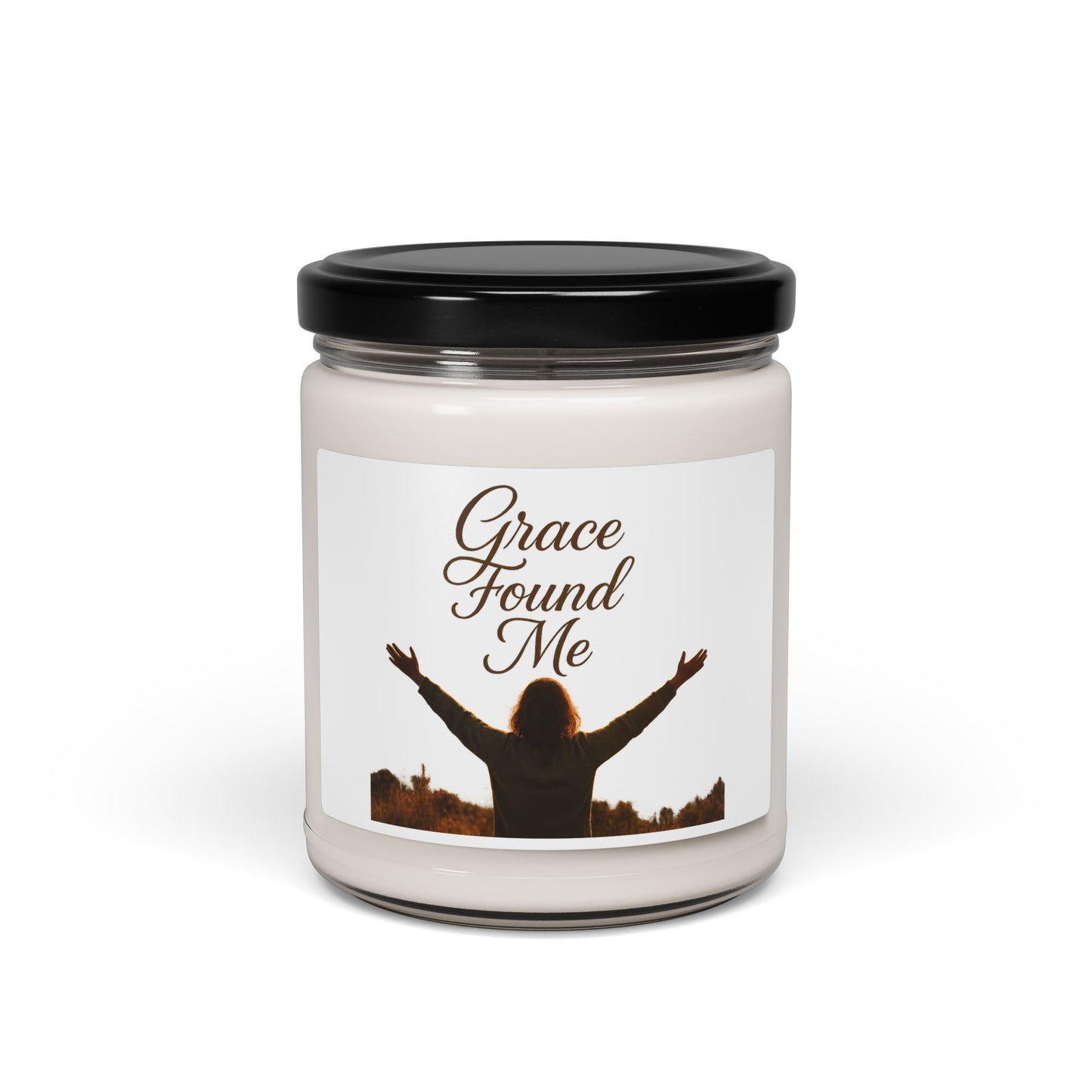 Inspirational Scented Soy Candle, Grace Found Me, Relaxation Gift, Home Decor, Meditation, Self-Care, Anniversary, Birthday