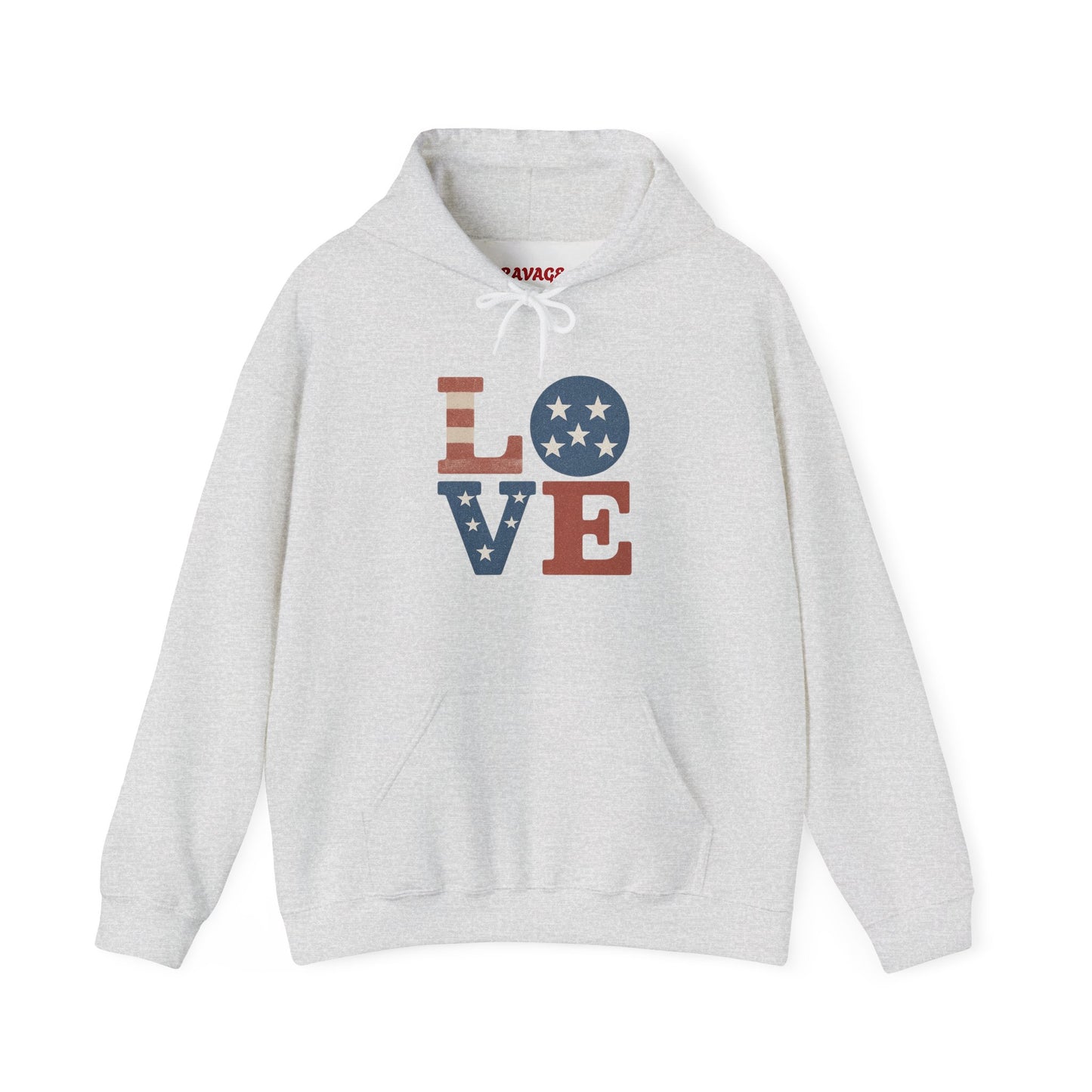 Unisex Hooded Sweatshirt with 'LOVE' Design - Cozy Gift for Friends, Valentine's Day, Casual Wear, Relaxation, Everyday Use