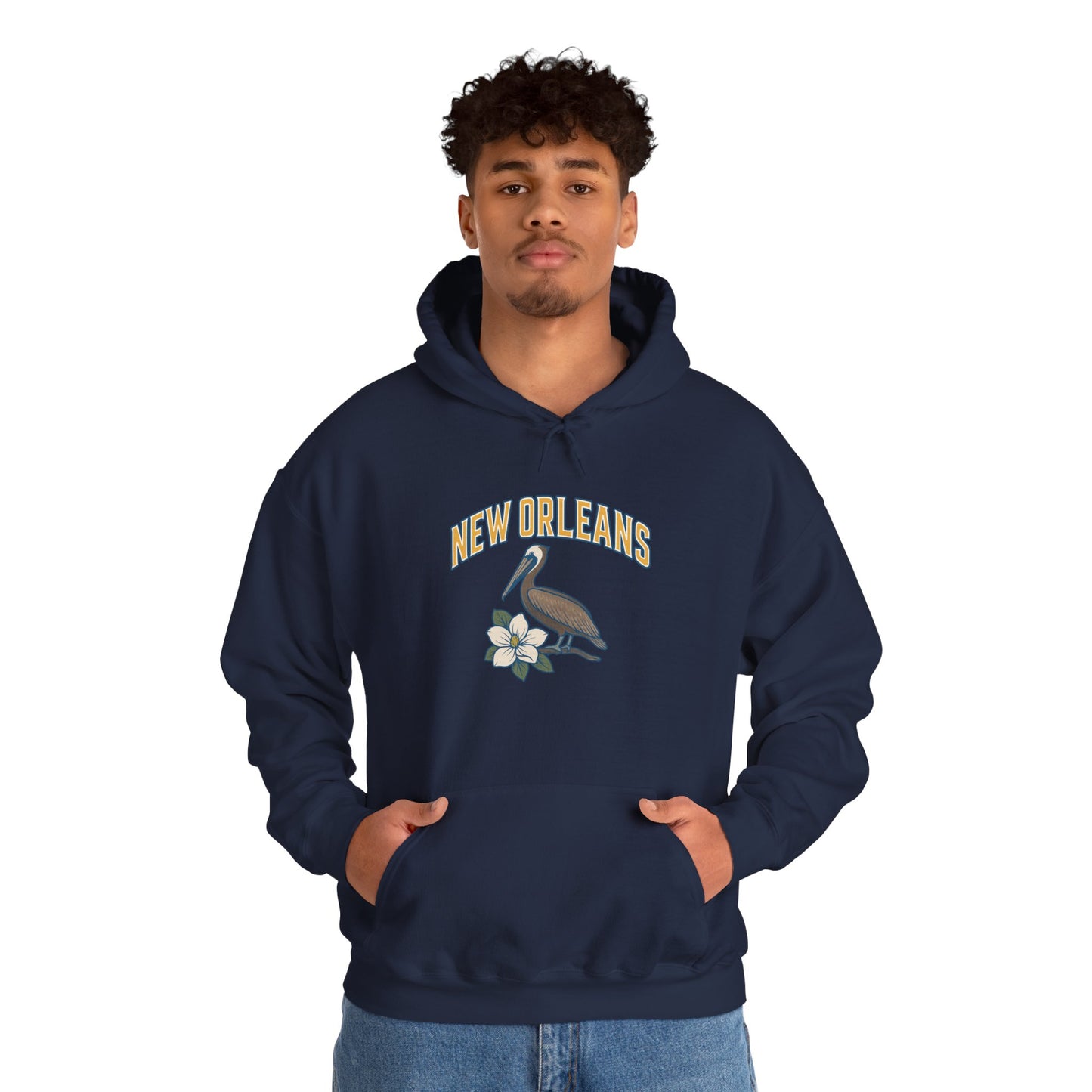 NEW ORLEANS -THE BIG EASY Unisex Hoodie – Cozy Sweatshirt, Casual Travel Souvenir, Relaxed Streetwear Gift for Nature & City Lovers