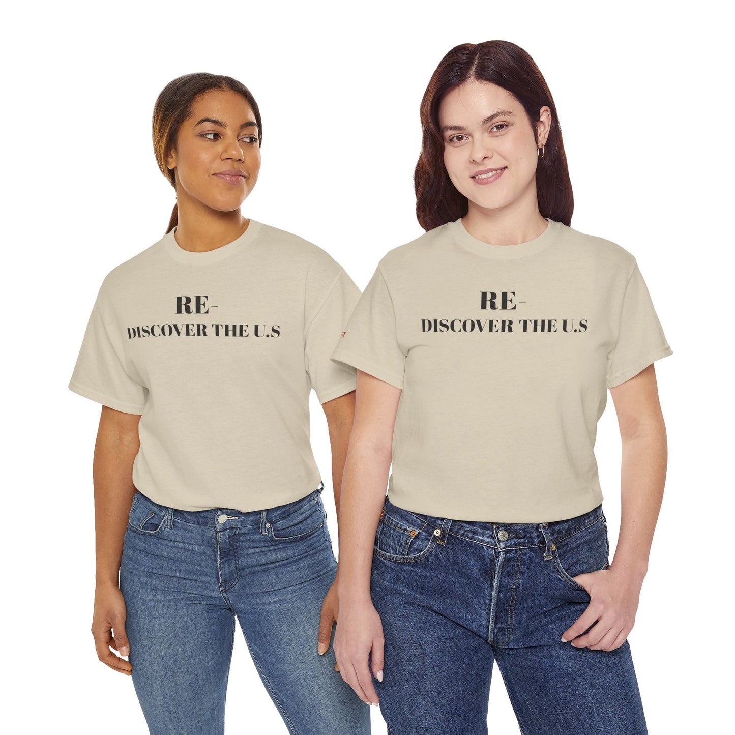 RE-DISCOVERVER the U.S. Unisex Heavy Cotton Tee