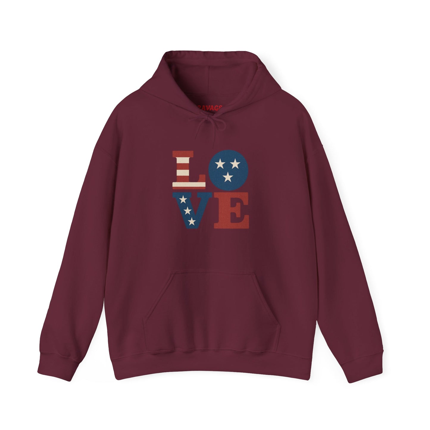 Unisex Hooded Sweatshirt with 'LOVE' Design - Cozy Gift for Friends, Valentine's Day, Casual Wear, Relaxation, Everyday Use