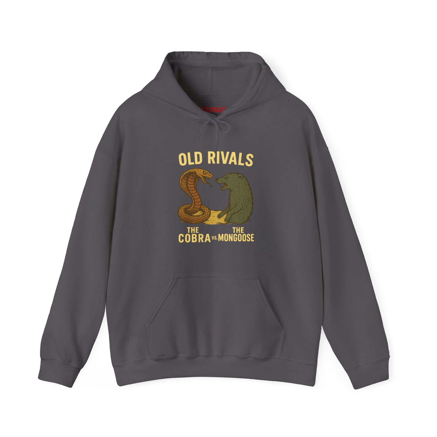 Old Rivals Graphic Hoodie, Unisex Heavy Blend™ Sweatshirt, Cozy Style, Best Gift for Friends, Casual Wear, Perfect for Fall and Winter