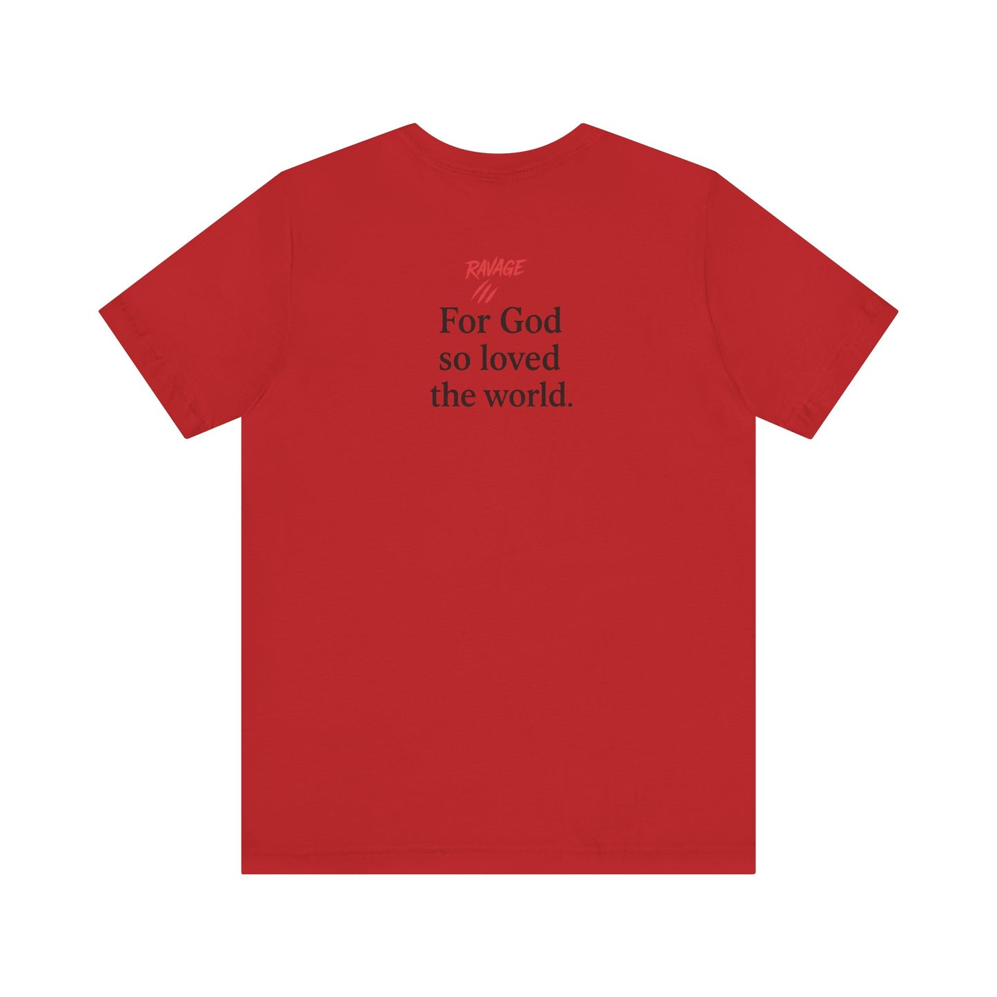 **JOHN 3:16 Faith-Inspired Unisex Tee – Christian Scripture T-Shirt, Religious Apparel, Inspirational Gift, Bible Verse Faith Shirt**
