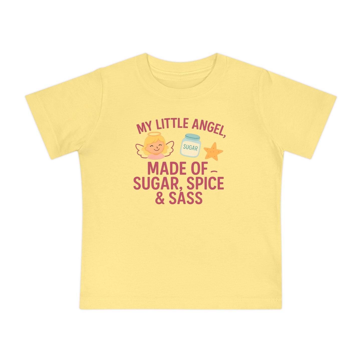 Sugar, Spice & Sass Baby T-Shirt, Cute Baby Shirt, Infant Tee, Baby Shower Gift, Toddler T-Shirt, Girl's Birthday Outfit