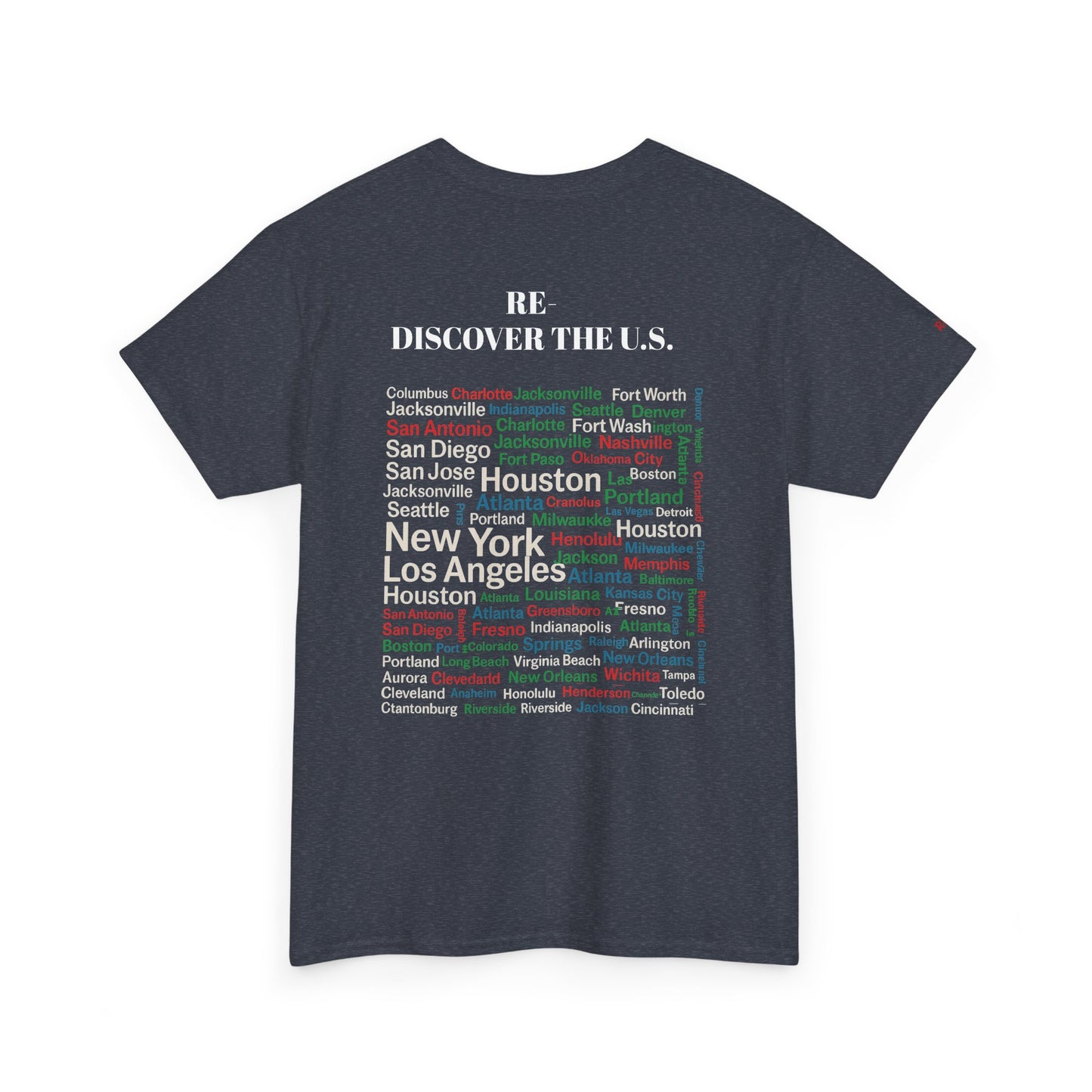 Re-Discover the U.S. Urban Cityscape Tee - Unisex Heavy Cotton Tee