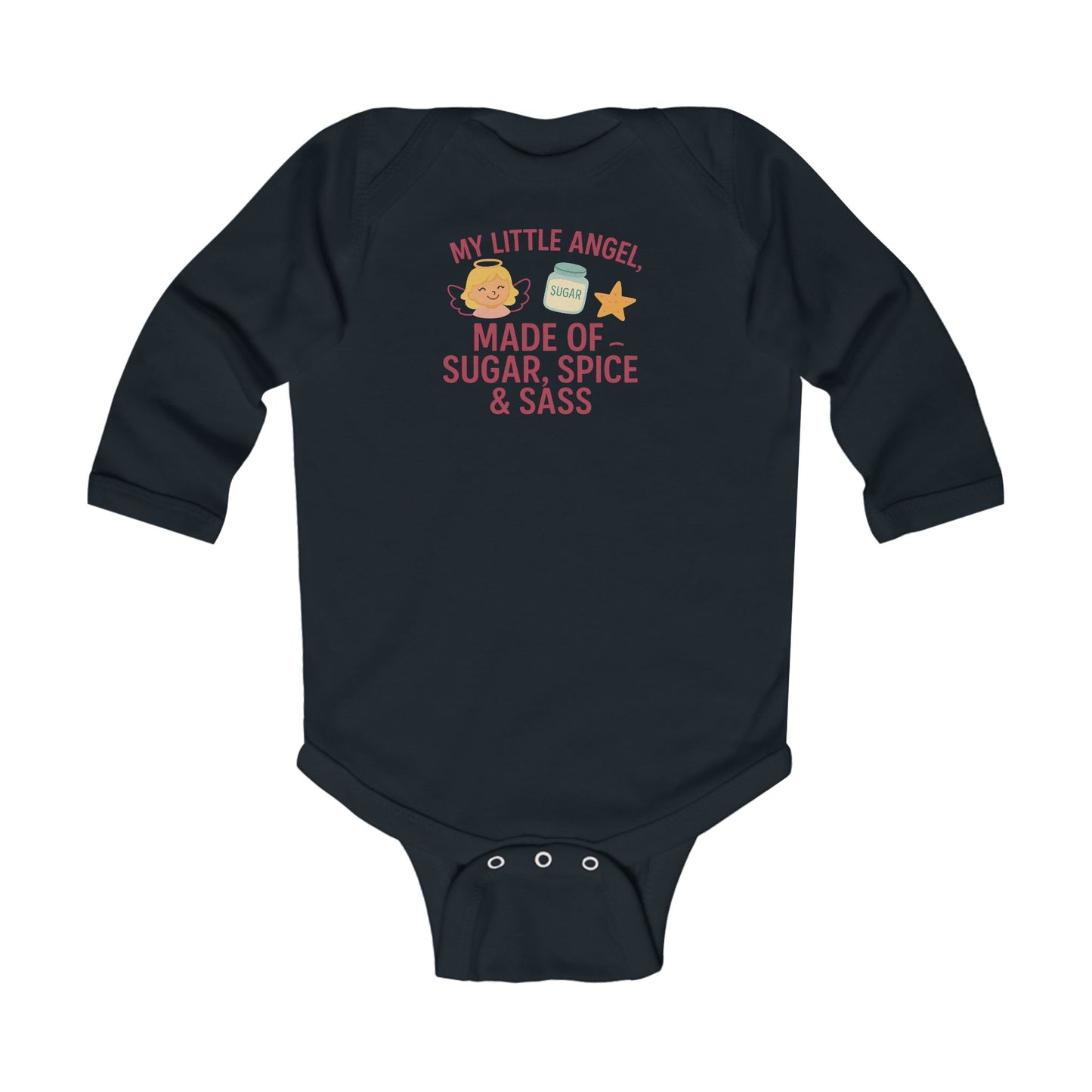 Sugar, Spice & Sass Baby Bodysuit, Cute Infant Outfit, Adorable Newborn Gift, Baby Shower Present, Fun Baby Clothes