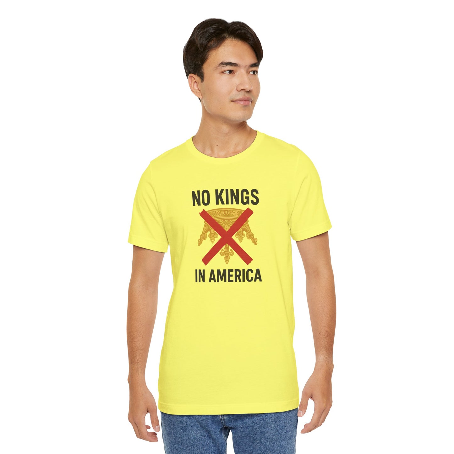 NO KINGS Revolutionary Statement Tee – Unisex Protest Shirt for Freedom, Equality & Independence Day Casual Wear