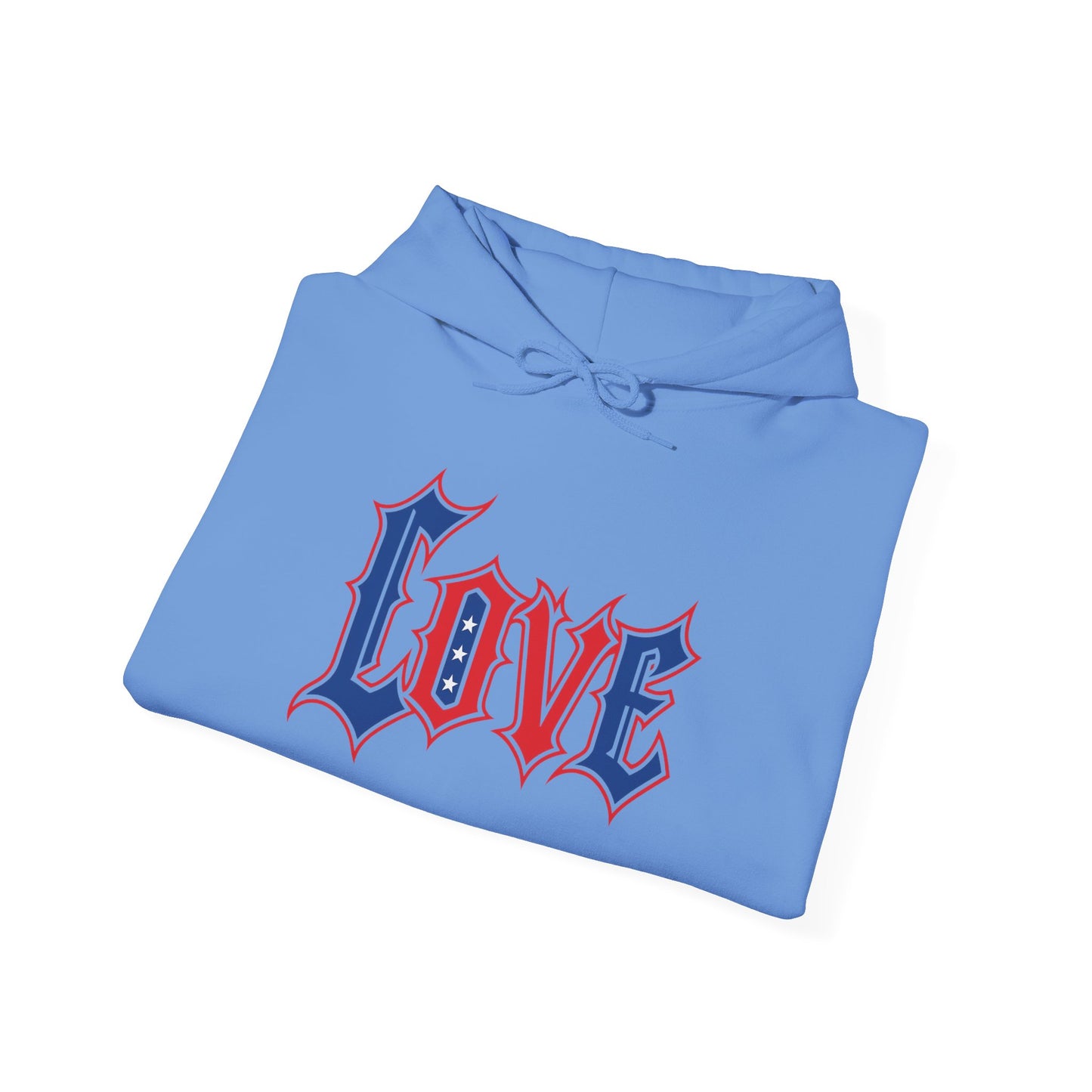 Unisex Hooded Sweatshirt with 'LOVE' Design - Cozy Gift for Friends, Valentine's Day, Casual Wear, Relaxation, Everyday Use