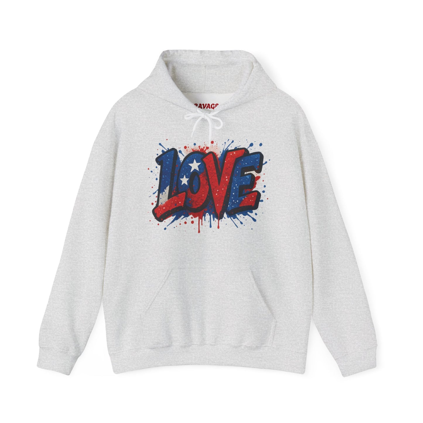 Unisex Hooded Sweatshirt with 'LOVE' Design - Cozy Gift for Friends, Valentine's Day, Casual Wear, Relaxation, Everyday Use