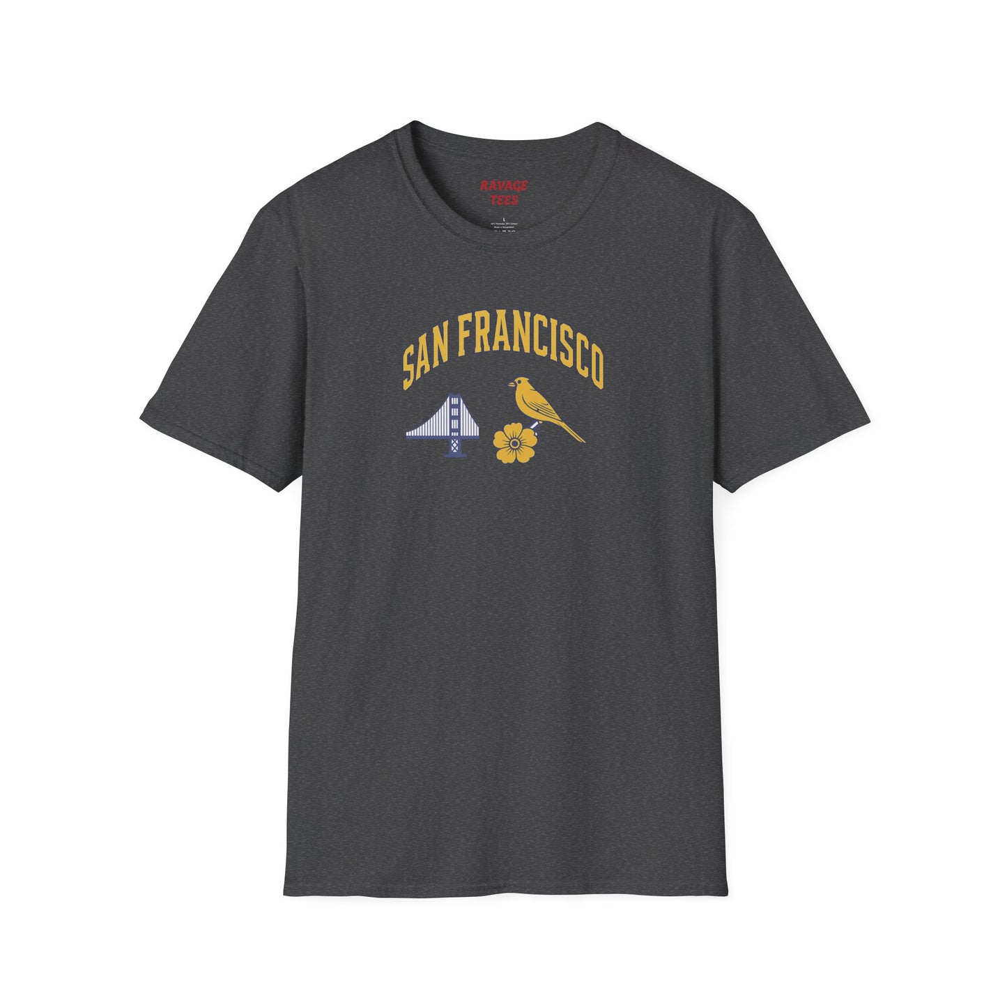 SAN FRANCISCO Vibes Unisex T-Shirt – Casual Summer Tee, Beachwear, Travel Outfit, Vacation Style, Gift for Him or Her