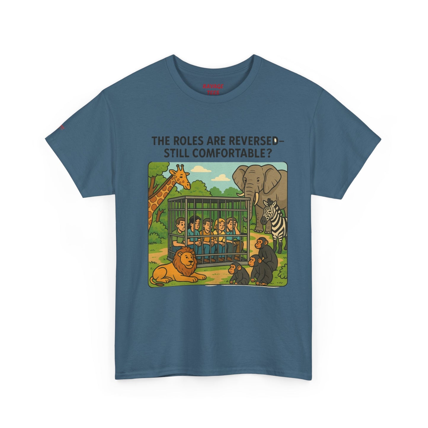 The Roles are Reversed- Are You Comfortable -Humorous Unisex Heavy Cotton Tee