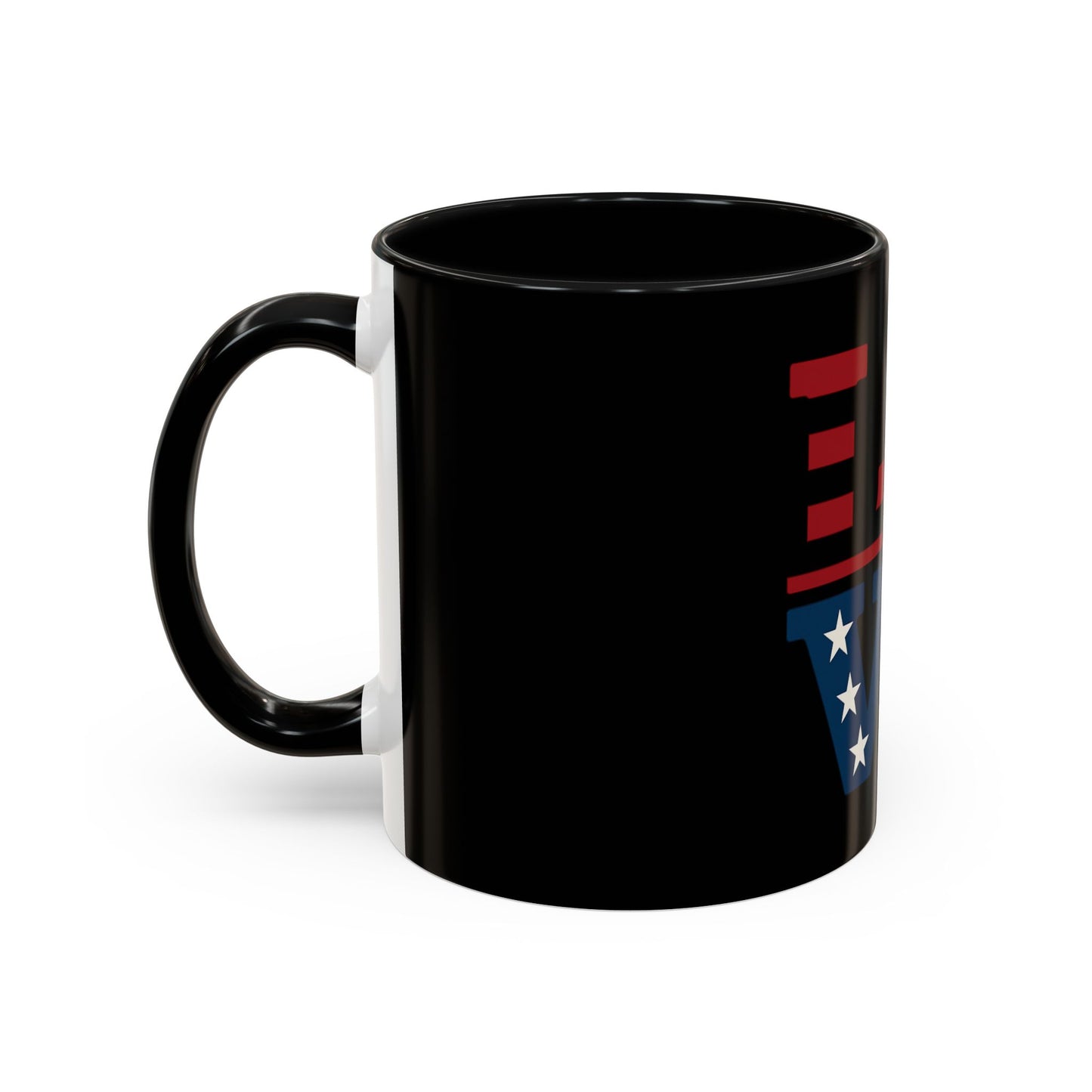 Patriotic Love Coffee Mug | 11 & 15oz Ceramic Cup | Perfect for Independence Day, Valentine's Day, and Everyday Use
