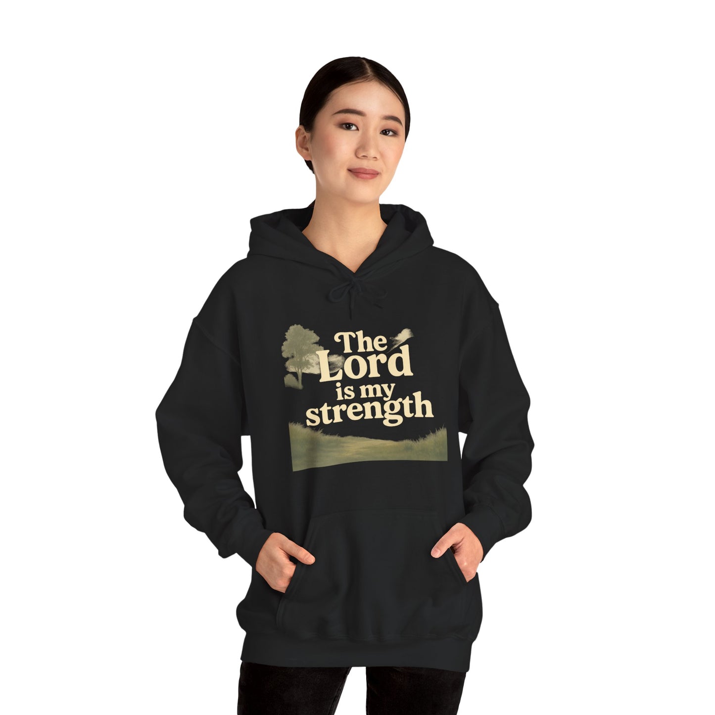 Faith-Inspired Hooded Sweatshirt, Cozy Christian Apparel, Gift for Believers, Inspirational Hoodie, Church Outing Wear