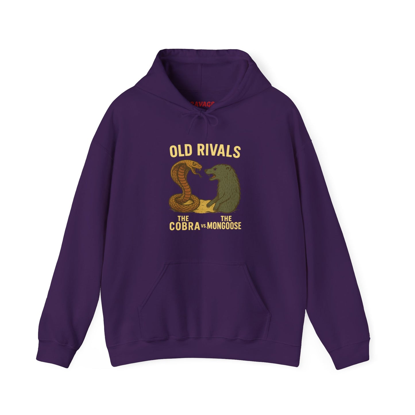 Old Rivals Graphic Hoodie, Unisex Heavy Blend™ Sweatshirt, Cozy Style, Best Gift for Friends, Casual Wear, Perfect for Fall and Winter
