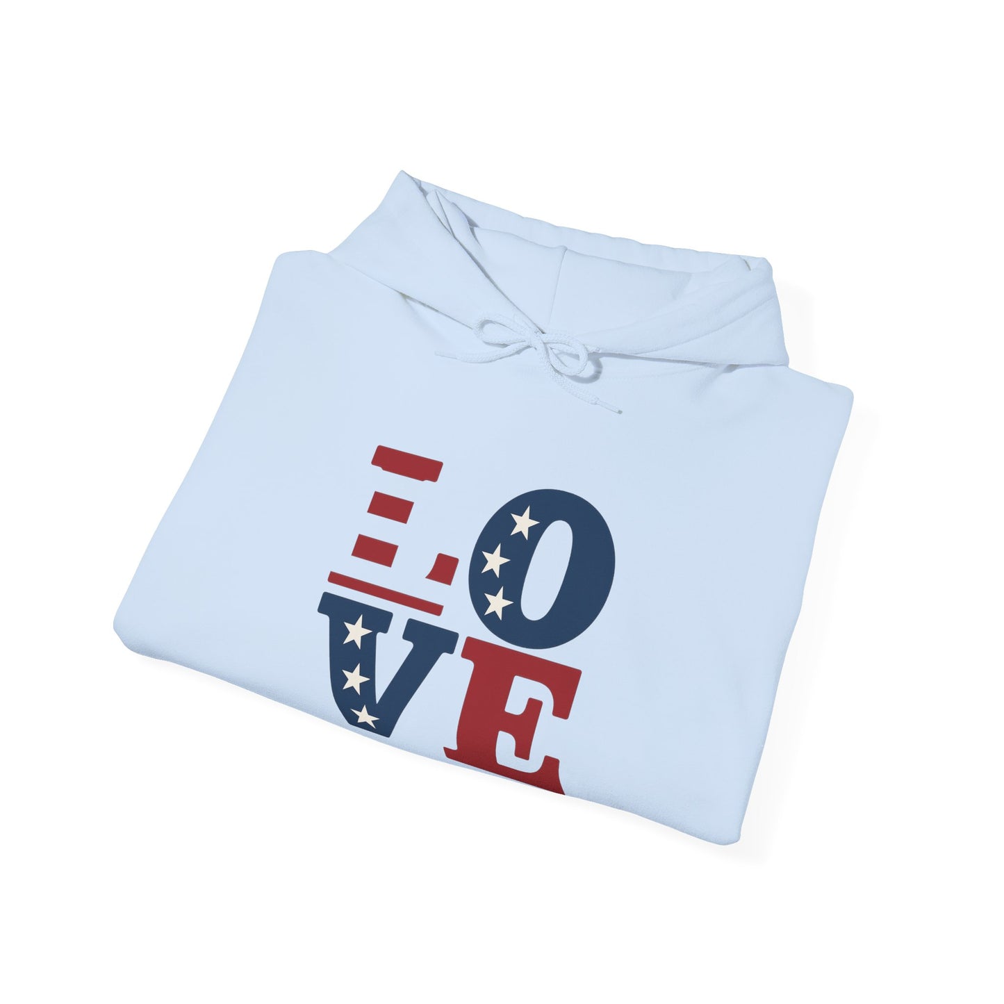 Unisex Hooded Sweatshirt with 'LOVE' Design - Cozy Gift for Friends, Valentine's Day, Casual Wear, Relaxation, Everyday Use