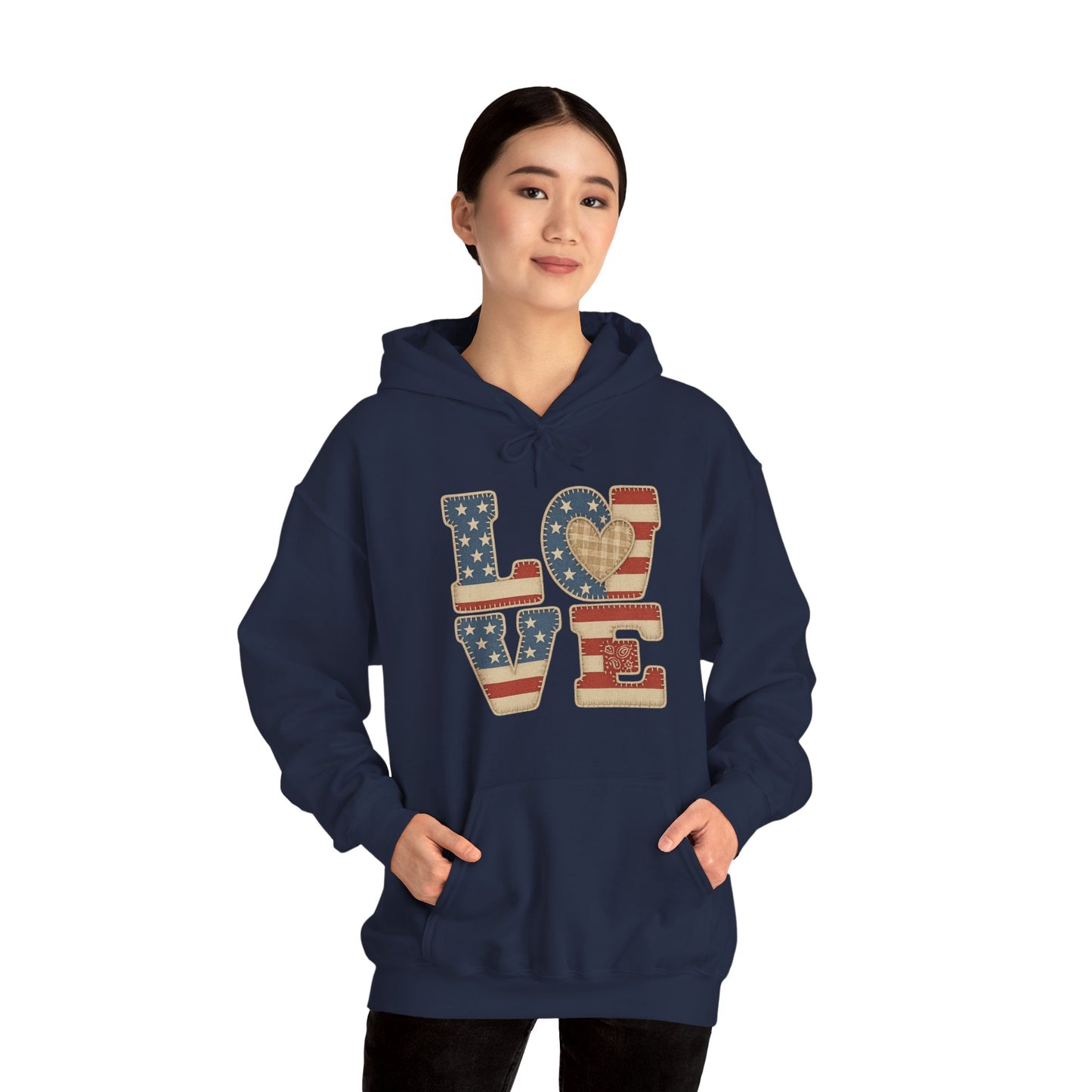Unisex Hooded Sweatshirt with 'LOVE' Design - Cozy Gift for Friends, Valentine's Day, Casual Wear, Relaxation, Everyday Use
