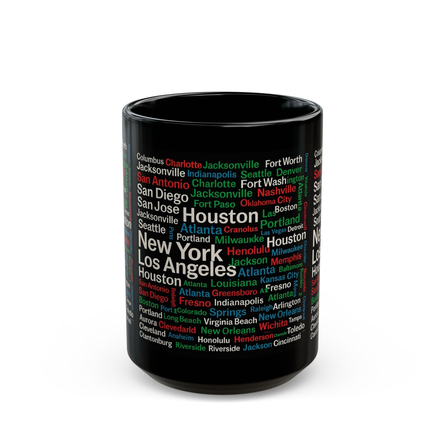 Re-Discover th U.S. Black Mug | Urban Design Ceramics |