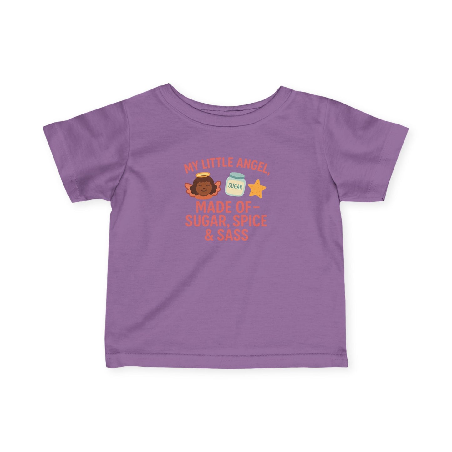 Cute Infant Tee: My Little Angel, Baby Clothing, Toddler Gift, Baby Shower Present, Kids Apparel, Sugar Spice & Sass