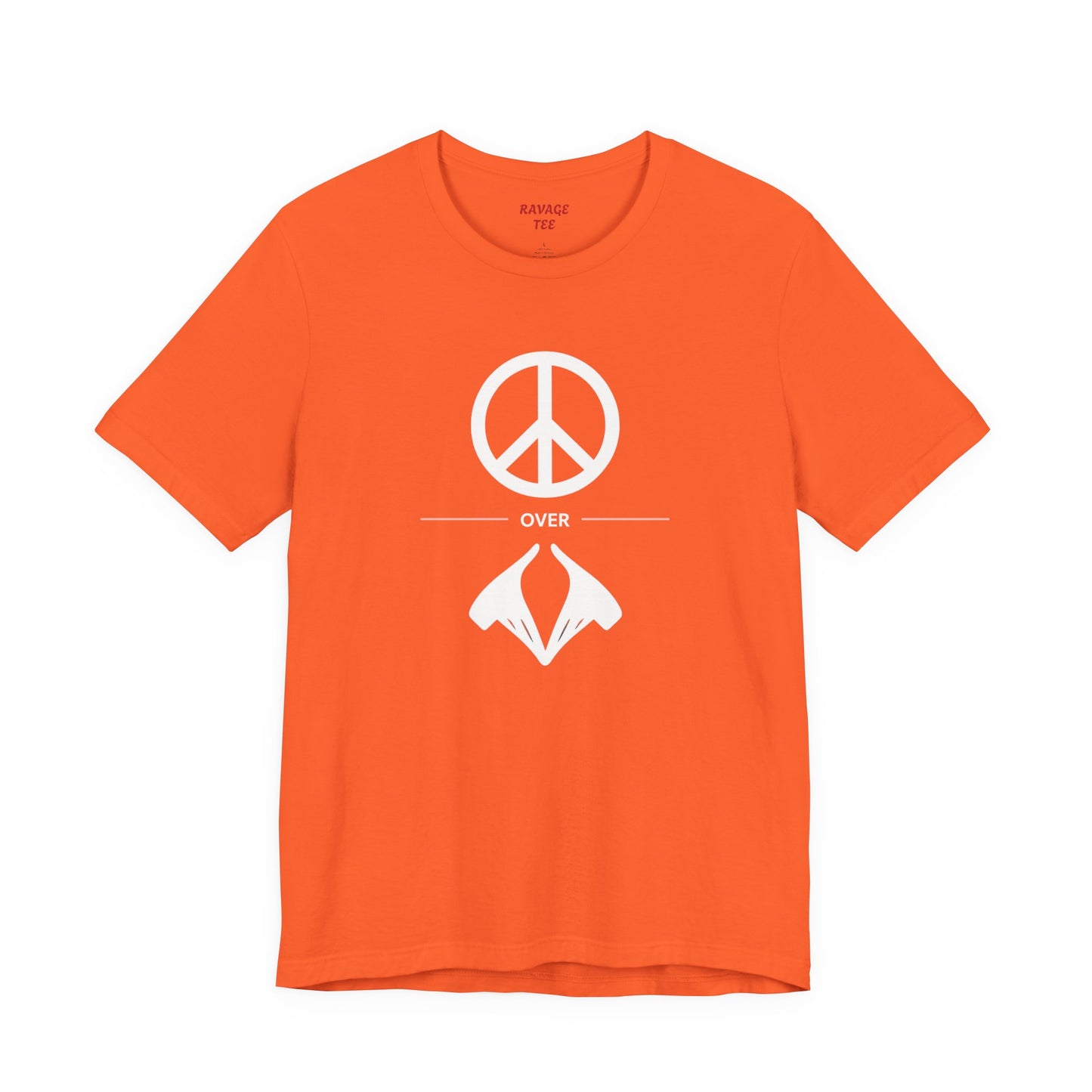 Peace Sign Unisex Jersey Tee, Casual Wear, Gift for Friends, Summer Fashion, Festival Outfit, Eco-Friendly Apparel