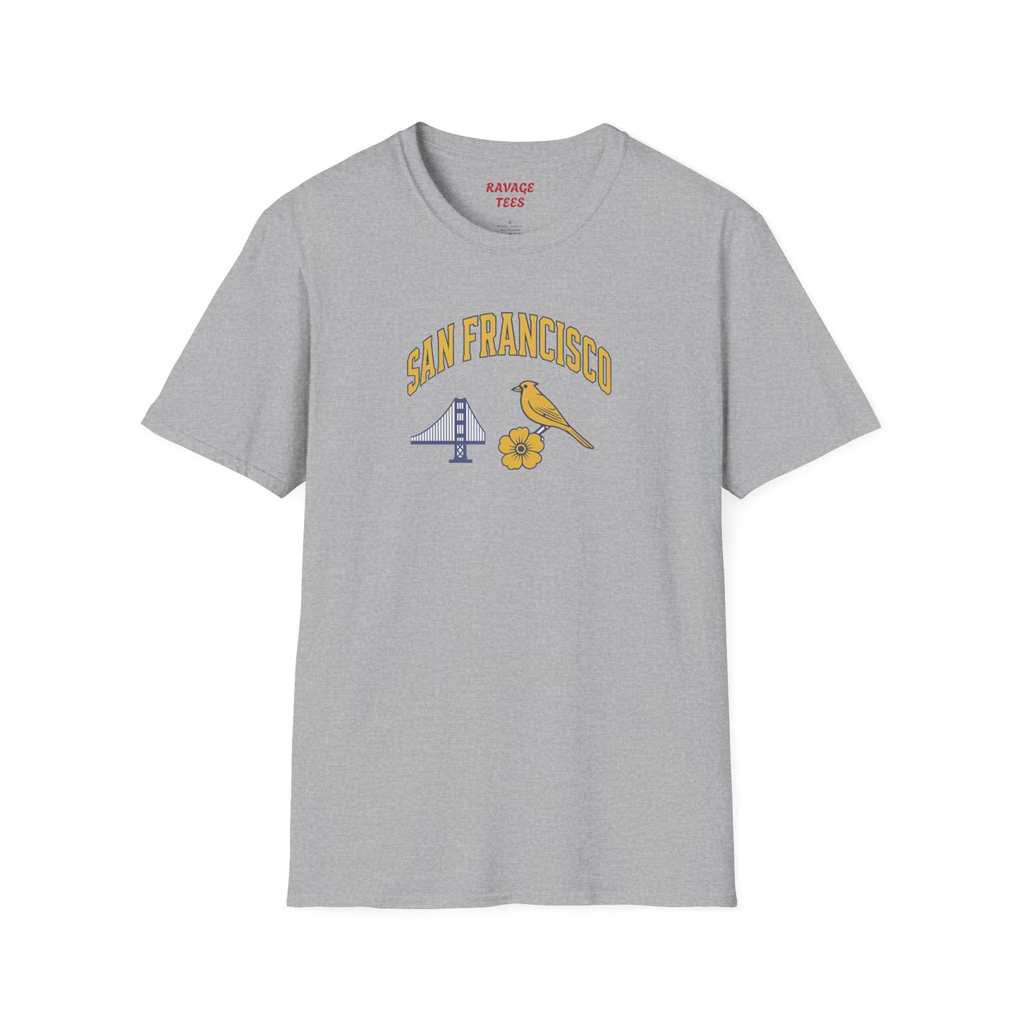 SAN FRANCISCO Vibes Unisex T-Shirt – Casual Summer Tee, Beachwear, Travel Outfit, Vacation Style, Gift for Him or Her