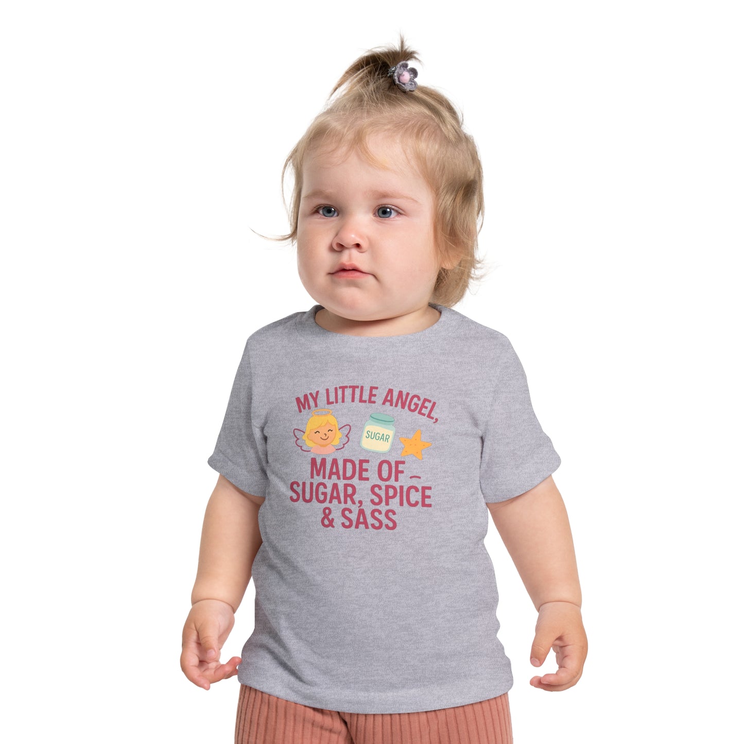 Sugar, Spice & Sass Baby T-Shirt, Cute Baby Shirt, Infant Tee, Baby Shower Gift, Toddler T-Shirt, Girl's Birthday Outfit