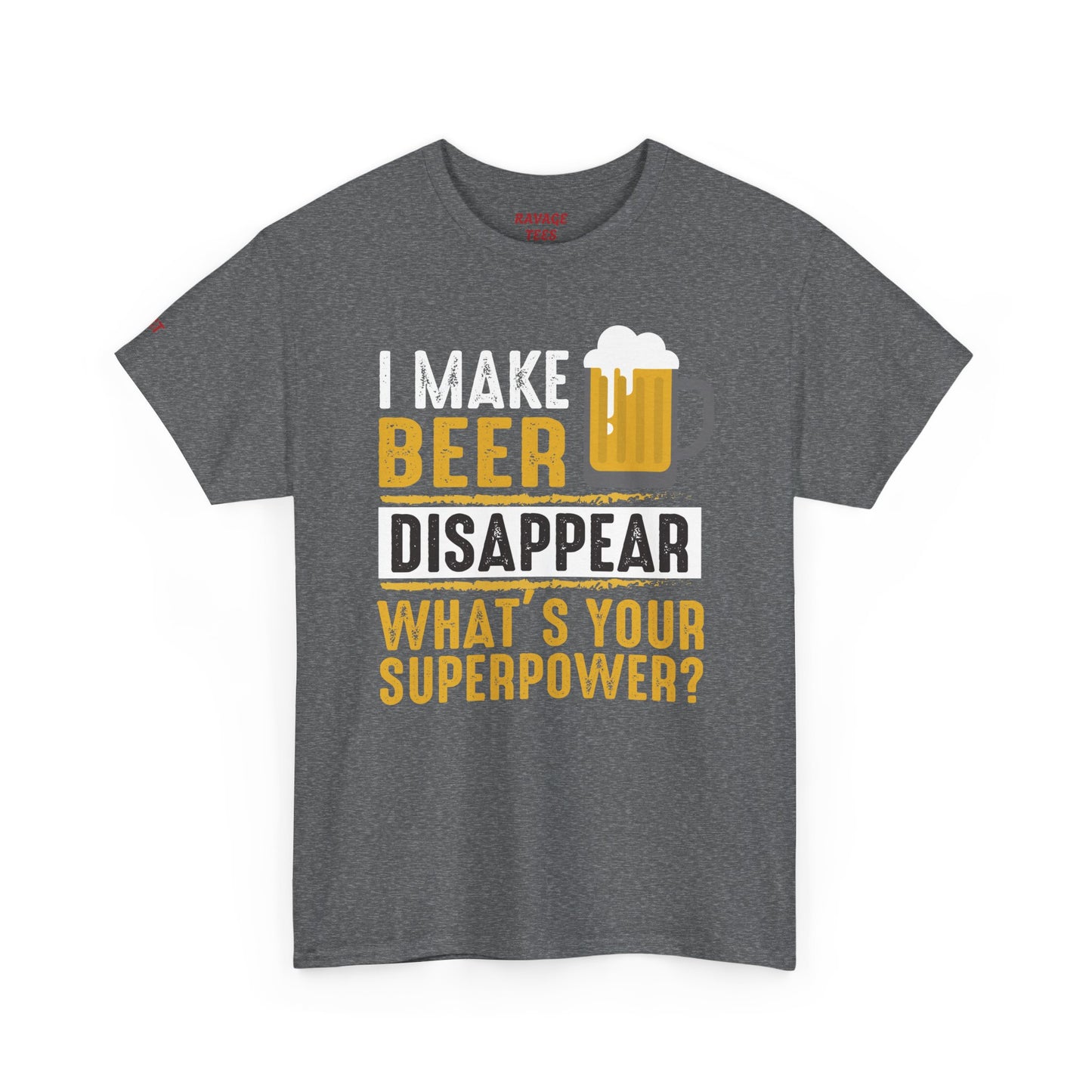 Unisex Beer Superpower Tee | Funny T-Shirt for Beer Lovers