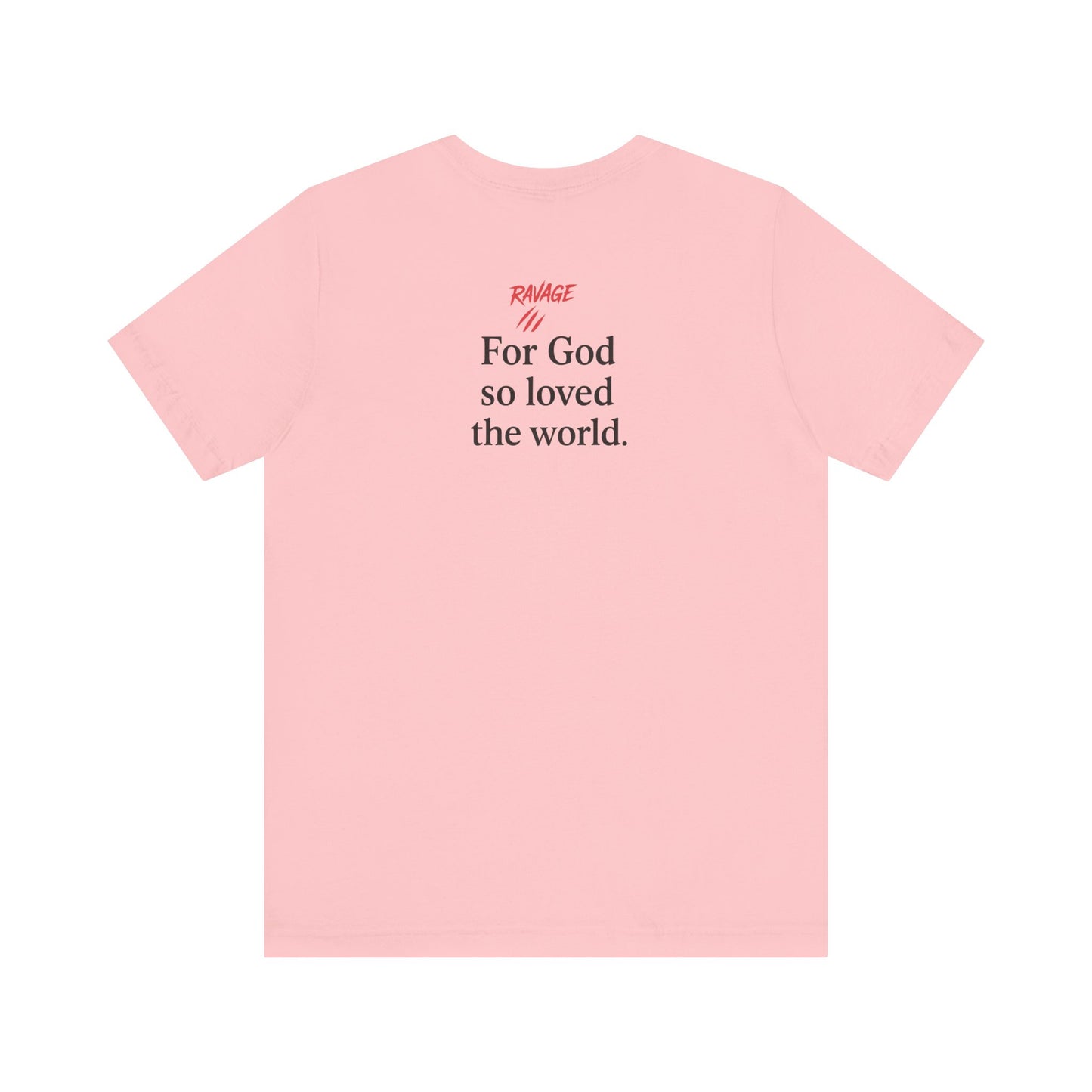 **JOHN 3:16 Faith-Inspired Unisex Tee – Christian Scripture T-Shirt, Religious Apparel, Inspirational Gift, Bible Verse Faith Shirt**