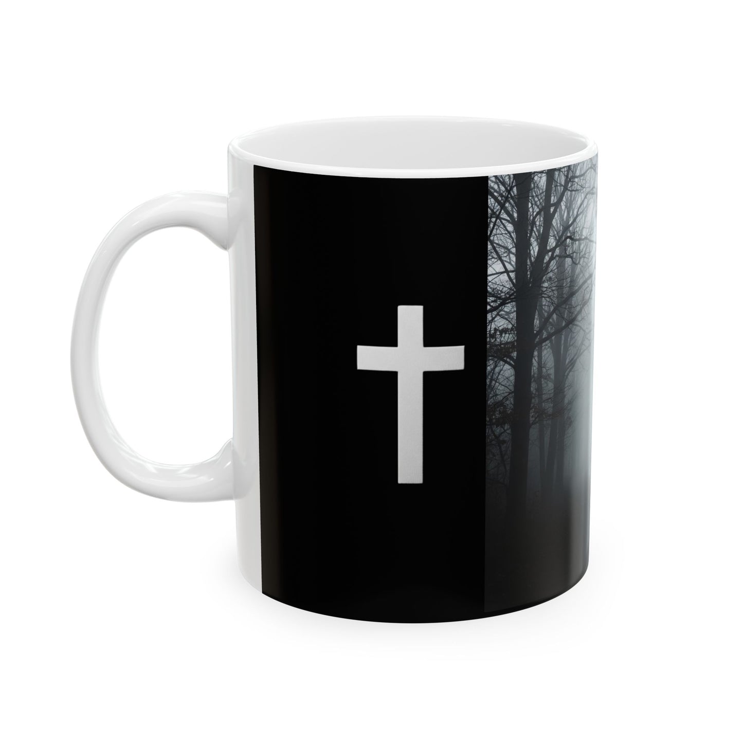 Spiritual Journey - Inspirational Ceramic Mug - Walk by Faith Not by Sight, Coffee Cup, Motivational Gift, Home Decor, Tea Mug, Self-Confidence