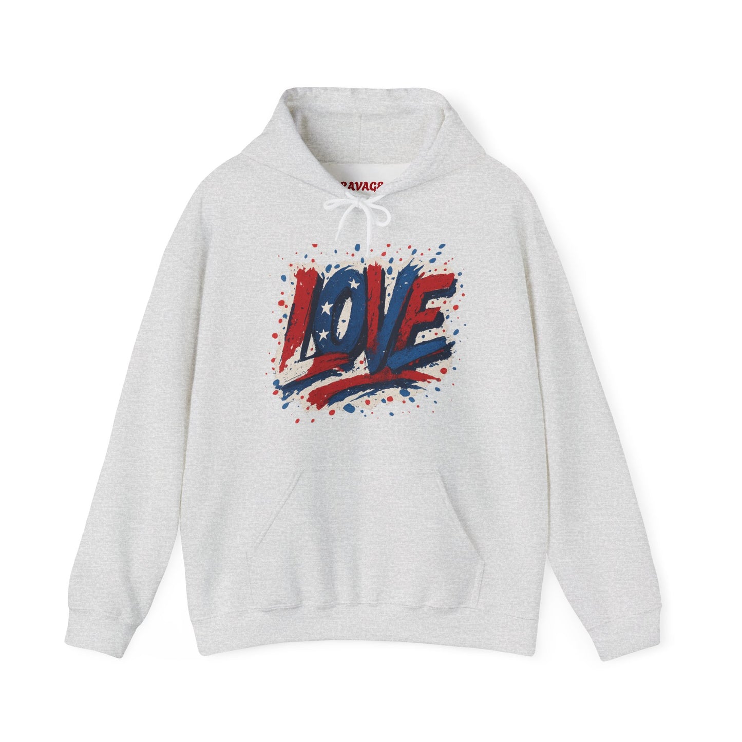 Unisex Hooded Sweatshirt with 'LOVE' Design - Cozy Gift for Friends, Valentine's Day, Casual Wear, Relaxation, Everyday Use