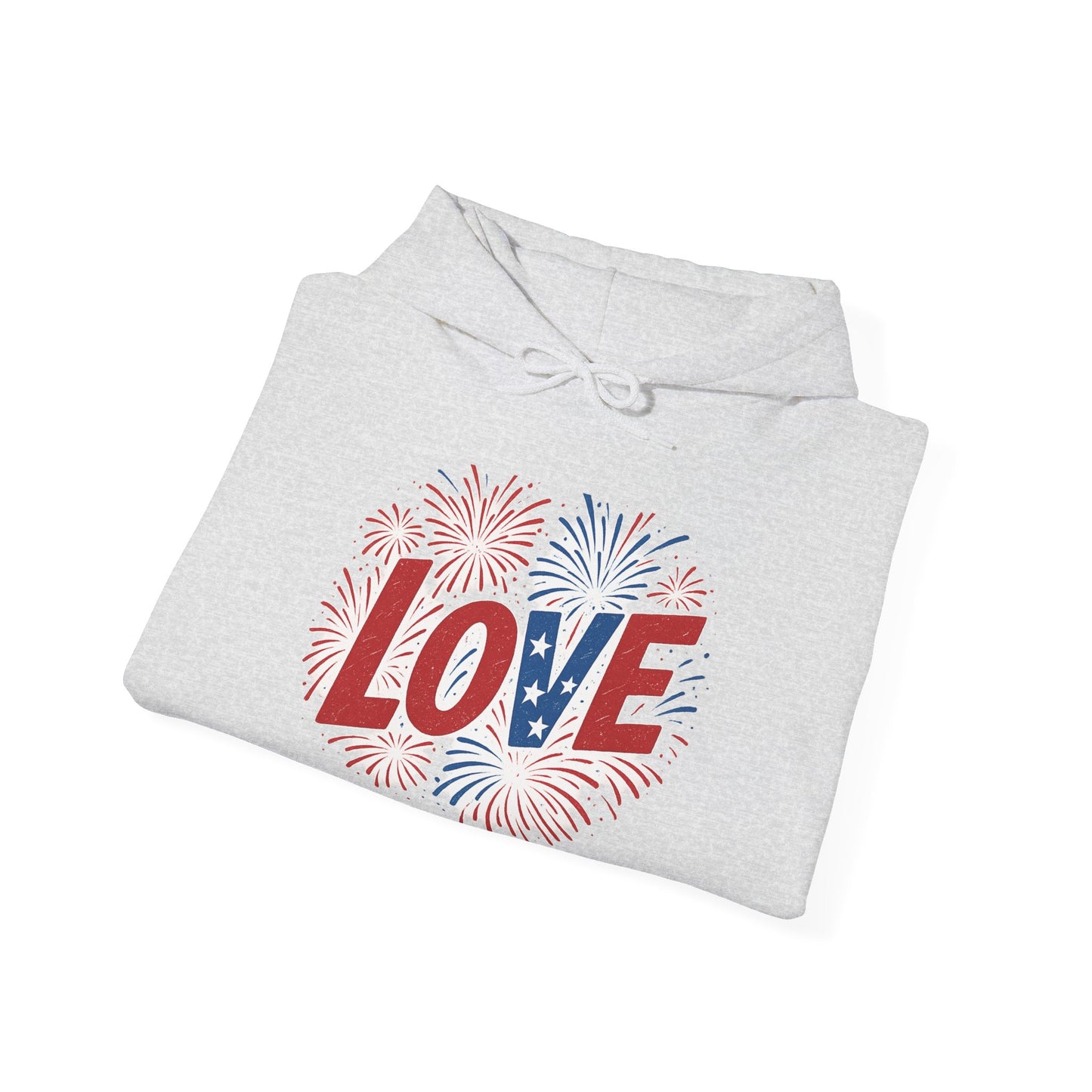 Unisex Hooded Sweatshirt with 'LOVE' Design - Cozy Gift for Friends, Valentine's Day, Casual Wear, Relaxation, Everyday Use