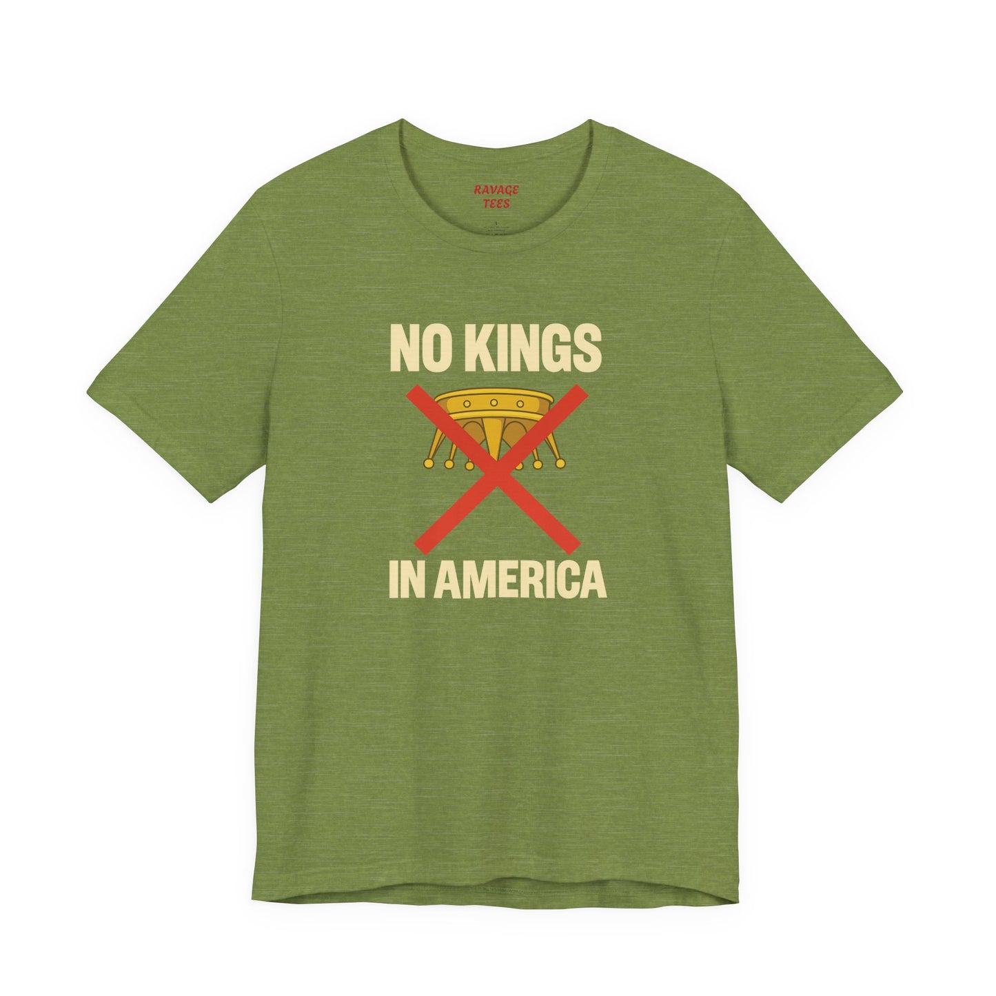 NO KINGS Revolutionary Statement Tee – Unisex Protest Shirt for Freedom, Equality & Independence Day Casual Wear