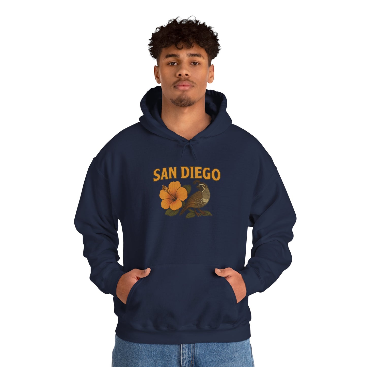 SAN DIEGO Unisex Hoodie – Cozy Sweatshirt, Casual Travel Souvenir, Relaxed Streetwear Gift for Nature & City Lovers