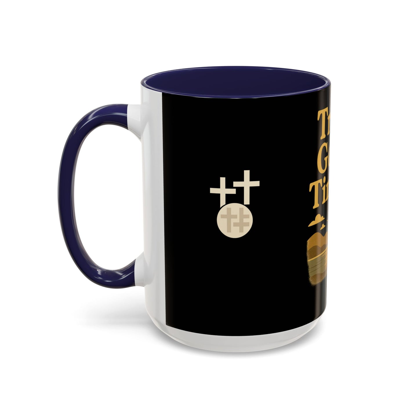 Trust God's Timing Christian Coffee Mug – Inspirational Accent Cup (11oz & 15oz), Faith-Based Gift for Coffee & Tea Lovers