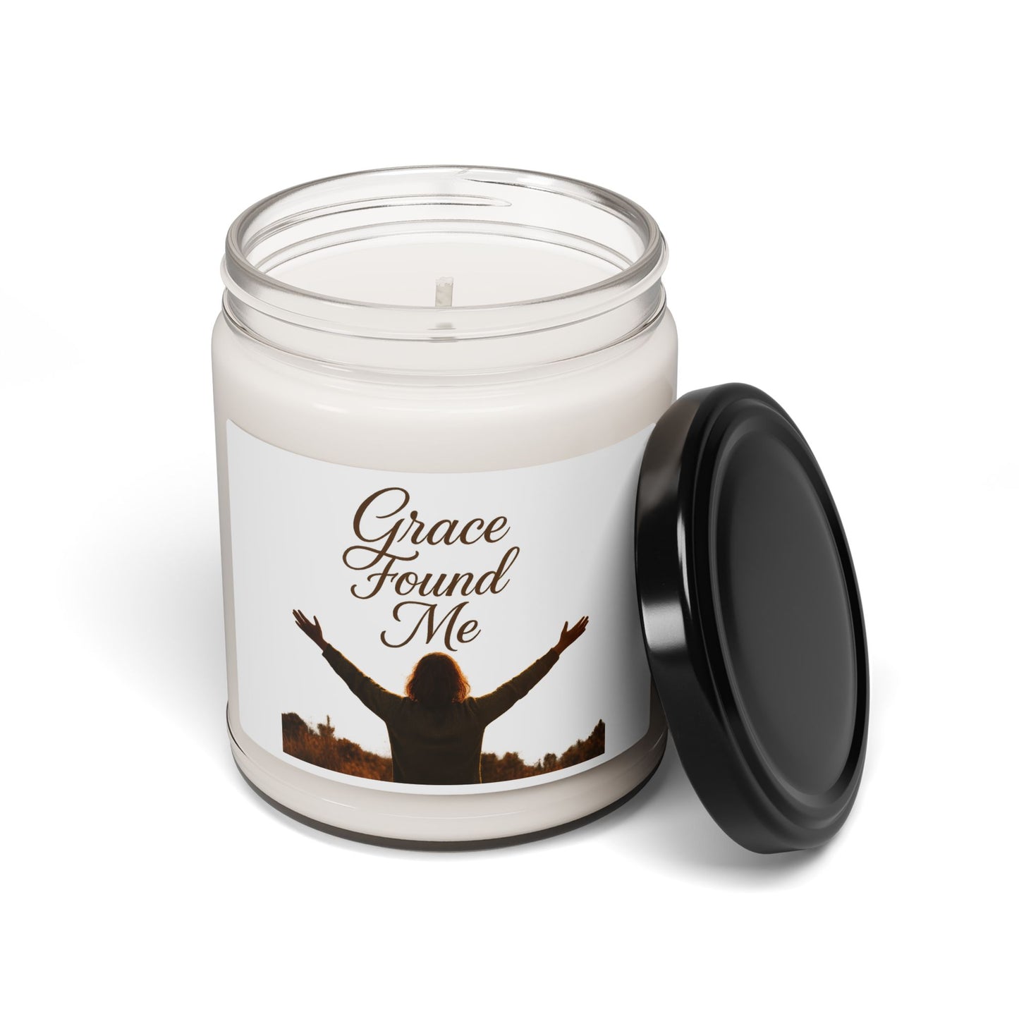 Inspirational Scented Soy Candle, Grace Found Me, Relaxation Gift, Home Decor, Meditation, Self-Care, Anniversary, Birthday