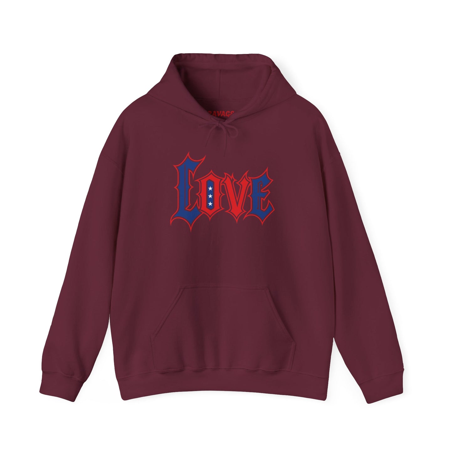Unisex Hooded Sweatshirt with 'LOVE' Design - Cozy Gift for Friends, Valentine's Day, Casual Wear, Relaxation, Everyday Use