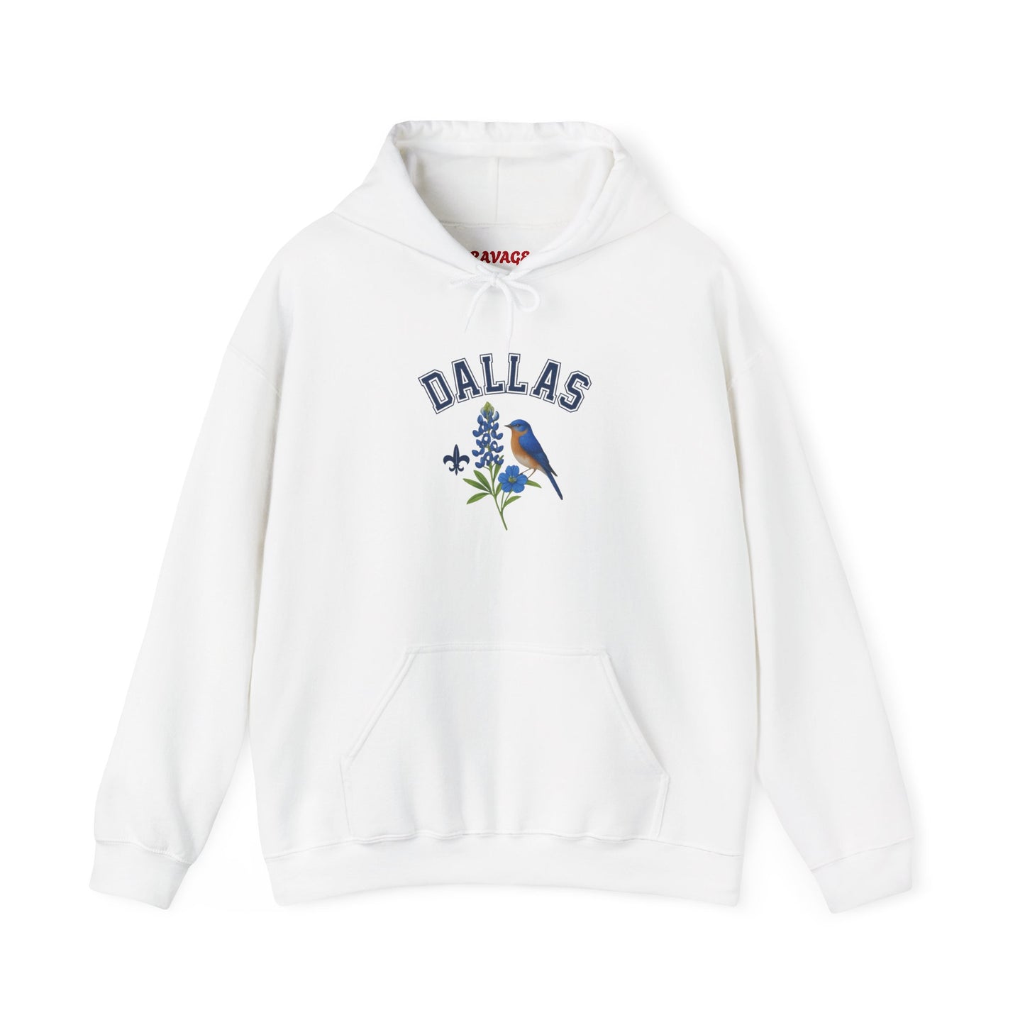 DALLAS Unisex Hoodie – Cozy Sweatshirt, Casual Travel Souvenir, Relaxed Streetwear Gift for Nature & City Lovers